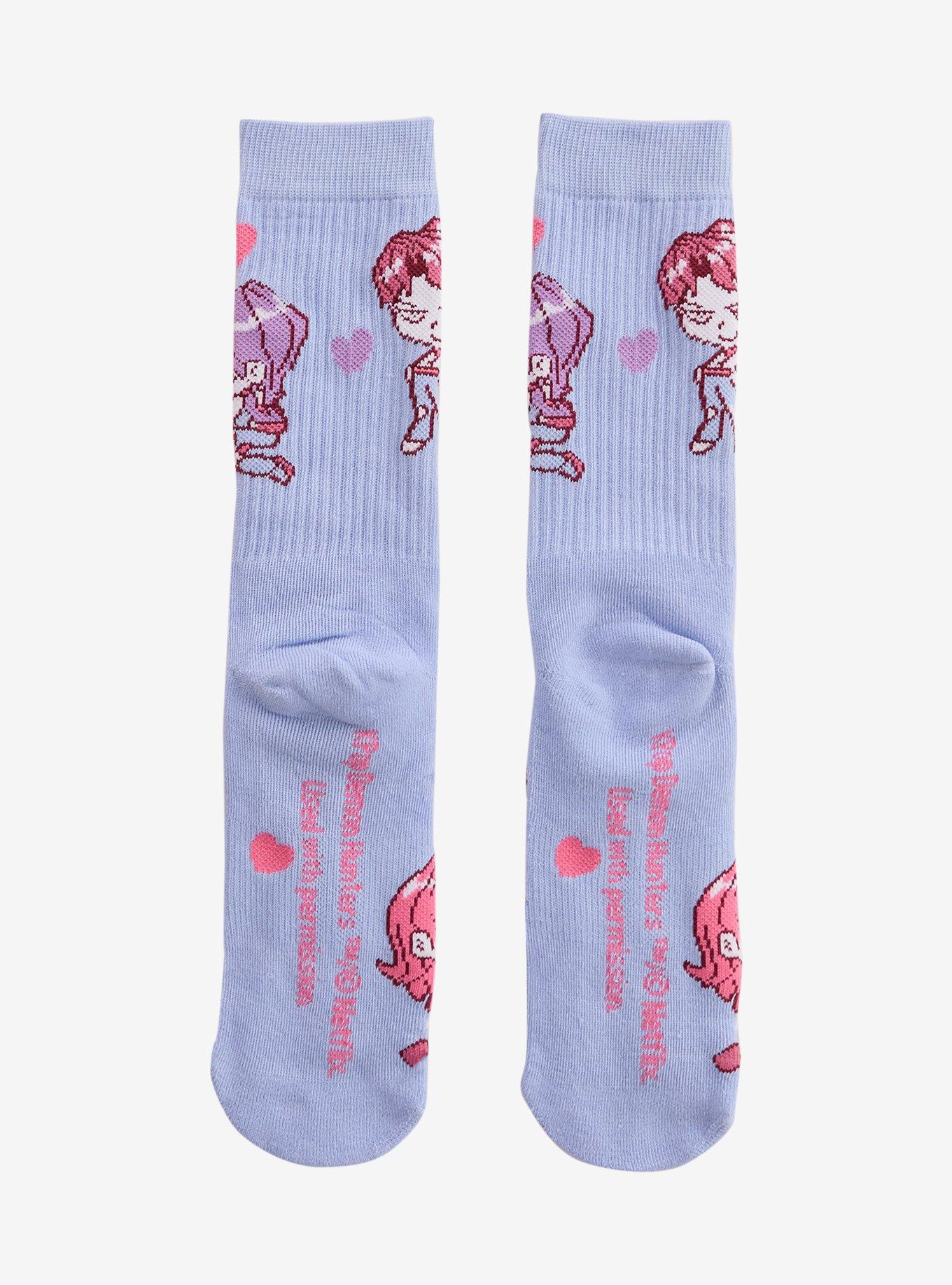 KPop Demon Hunters Saja Boys Crew Socks &mdash; BoxLunch Exclusive, , hi-res