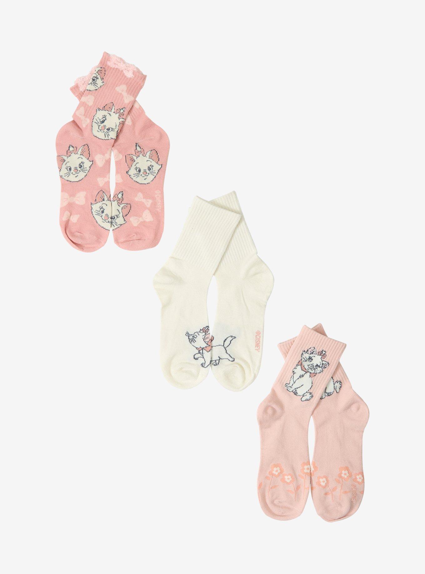 Disney The Aristocats Marie Quarter Crew Sock Set, , hi-res