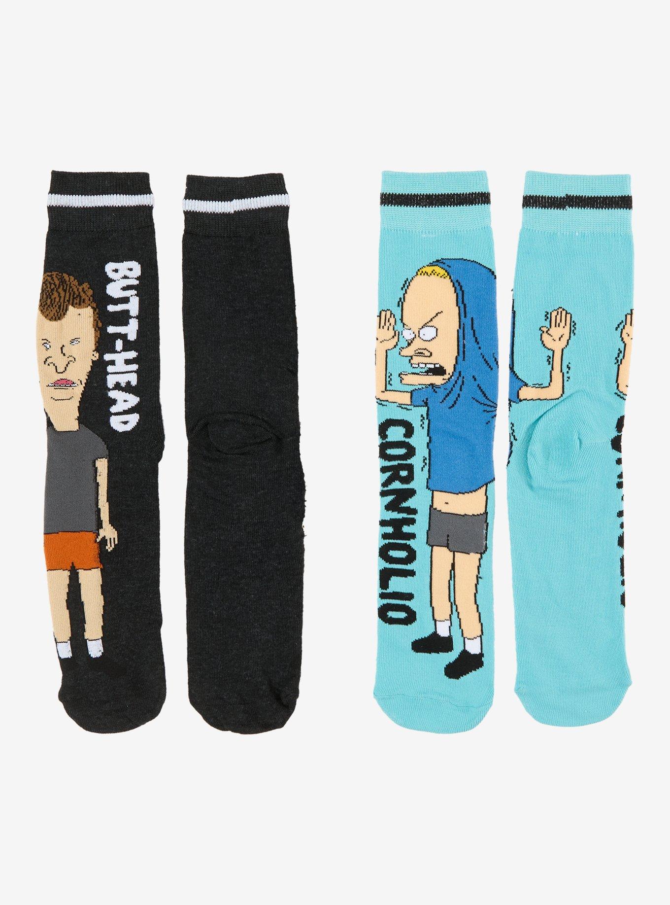 Beavis and Butt-Head Character Crew Sock Set, , hi-res