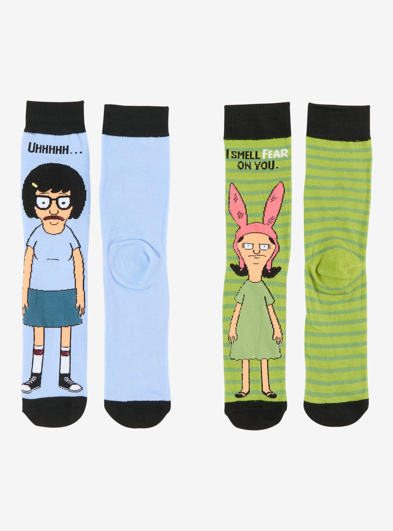 Bob's Burgers Tina & Louise Crew Sock Set, , hi-res