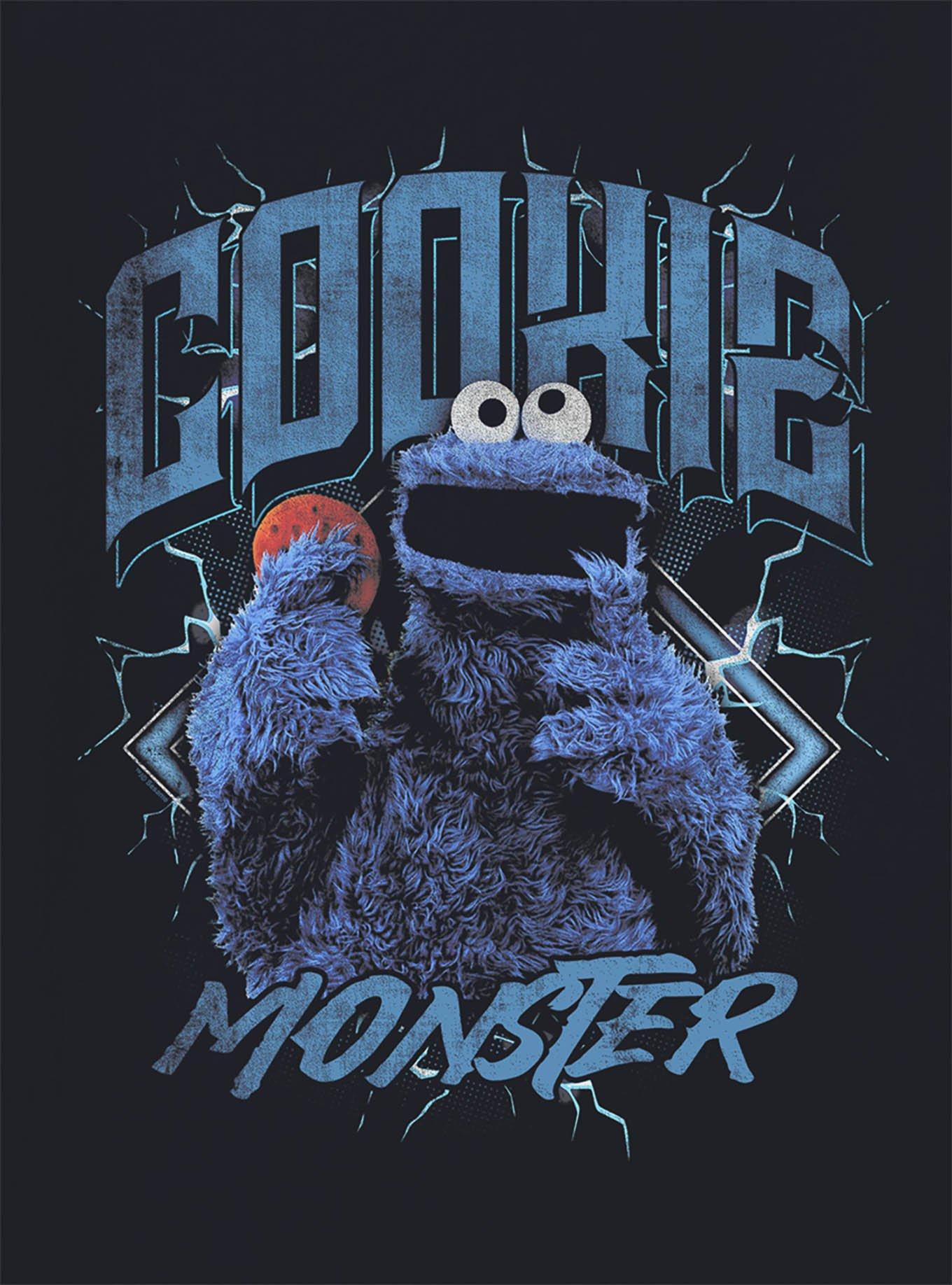 Sesame Street Cookie Monster Heavy Metal T-Shirt, , hi-res