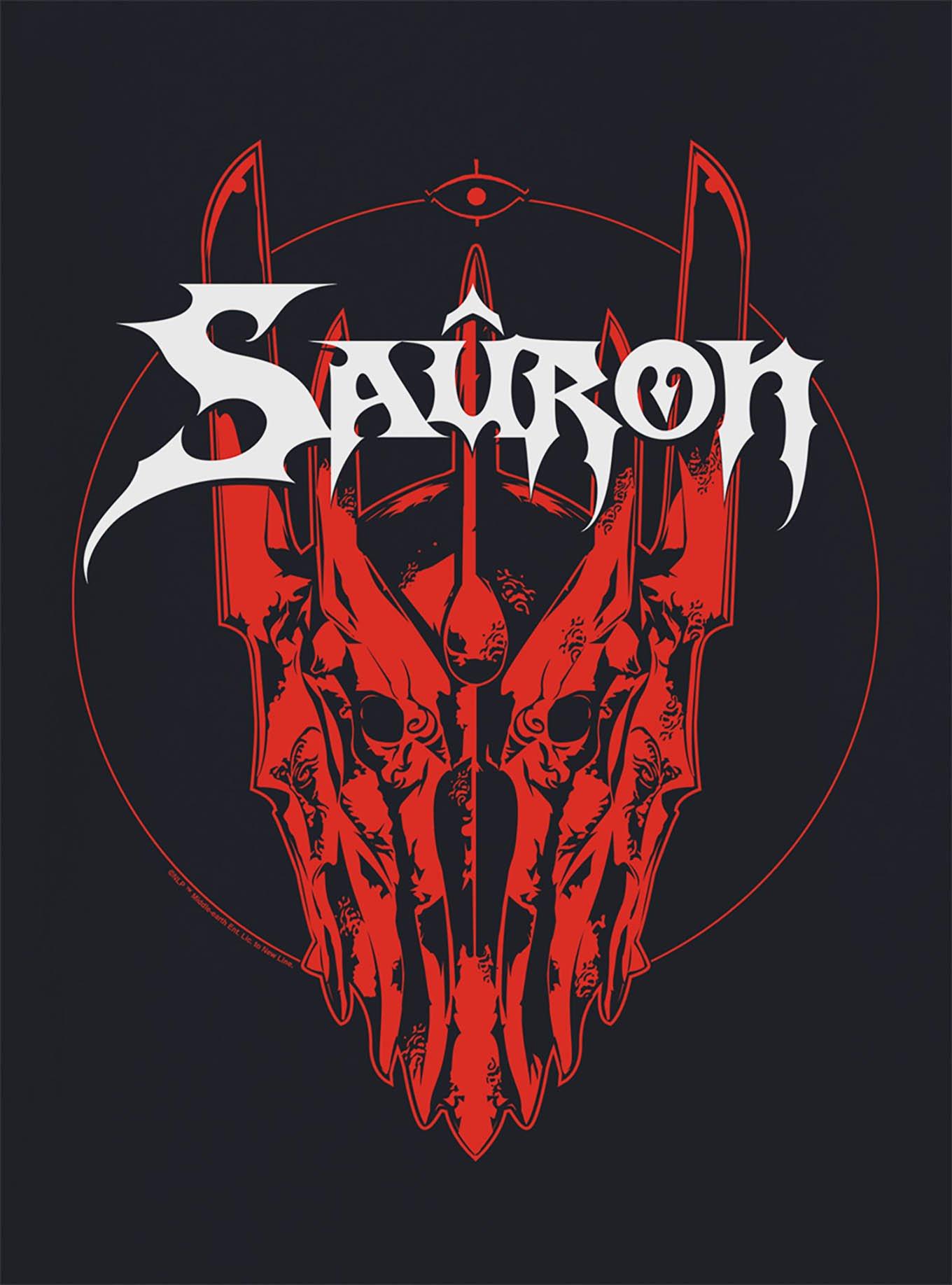 The Lord of the Rings Sauron Helmet Band T-Shirt, , hi-res