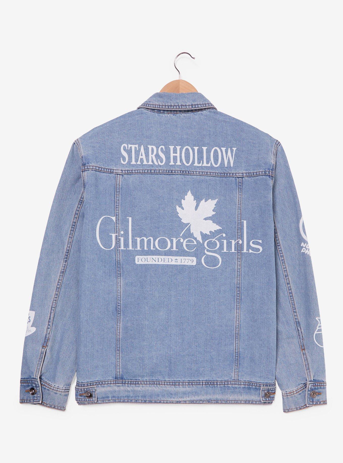 Gilmore Girls Locations Allover Print Women's Denim Jacket - BoxLunch Exclusive, , hi-res