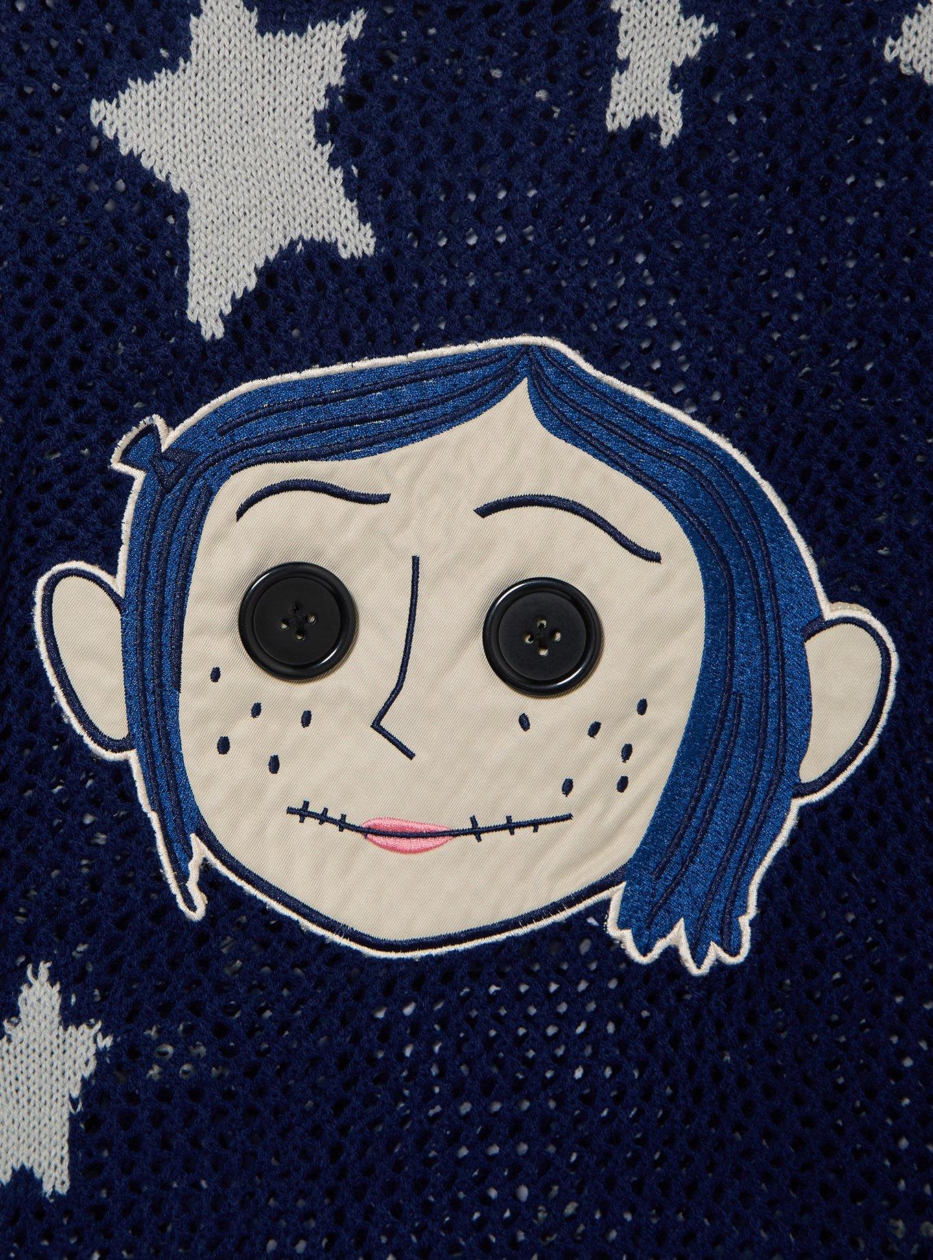 Coraline Doll Starry Knit Women's Plus Sweater - BoxLunch Exclusive