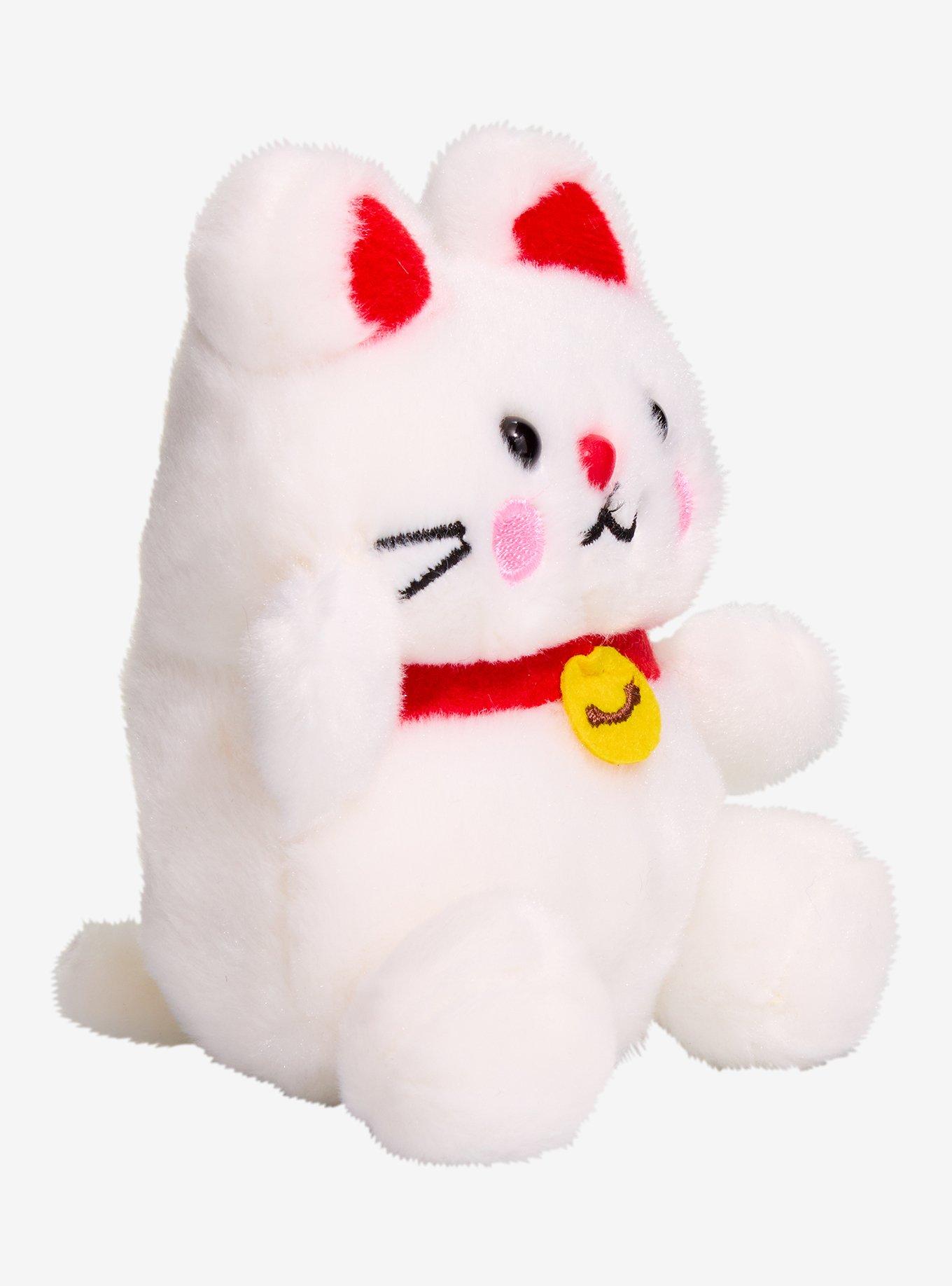 Aurora Palm Pals Kota Lucky Cat Plush, , hi-res