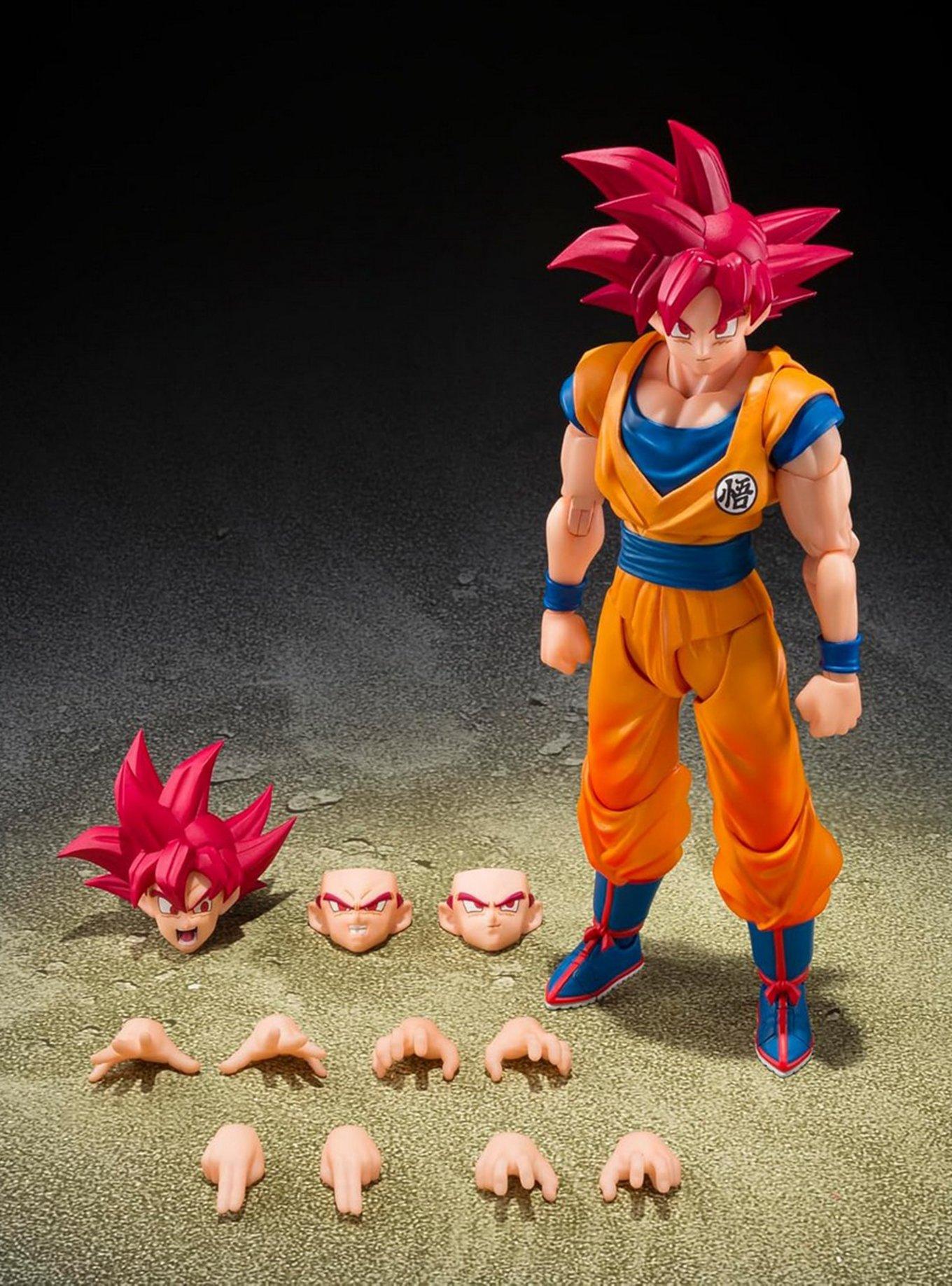 Dragon Ball Super S.H.Figuarts Super Saiyan God Goku (God Aura) Action Figure, , hi-res
