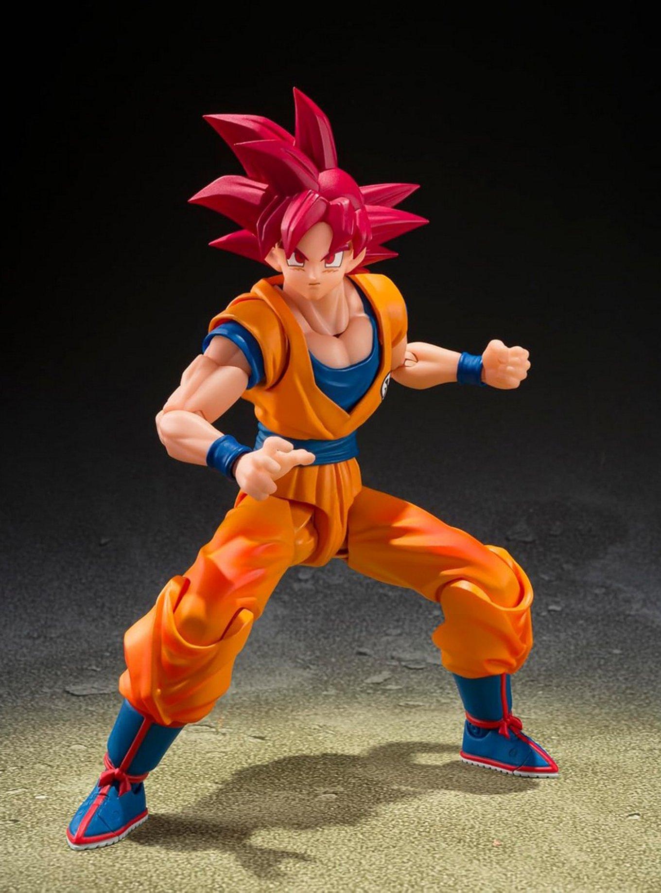 Dragon Ball Super S.H.Figuarts Super Saiyan God Goku (God Aura) Action Figure, , alternate - view 3