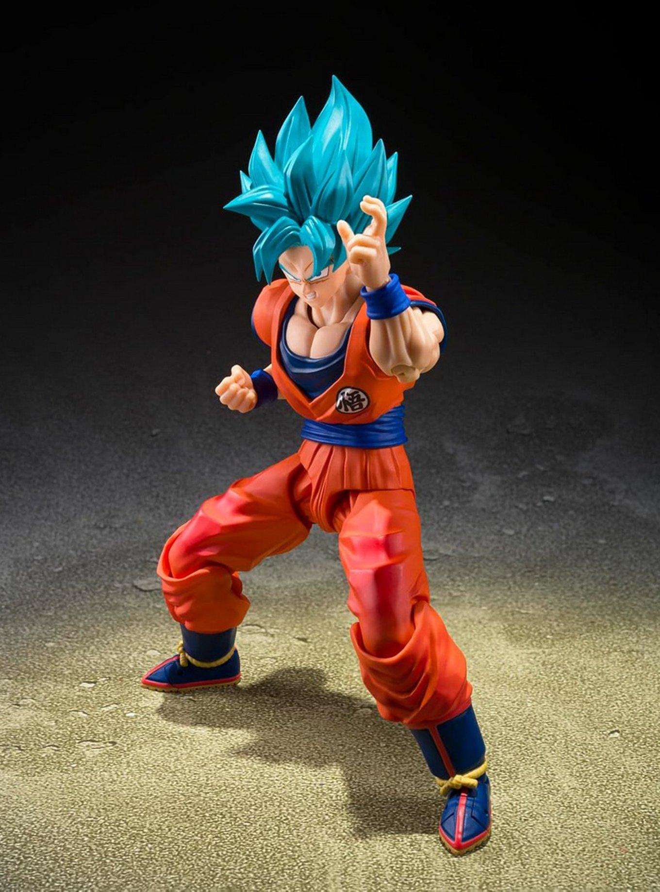 Bandai Namco Dragon Ball Super S.H.Figuarts Super Saiyan God Super Saiyan Goku (Blue Power Transcending Limits) Figure, , alternate - view 3