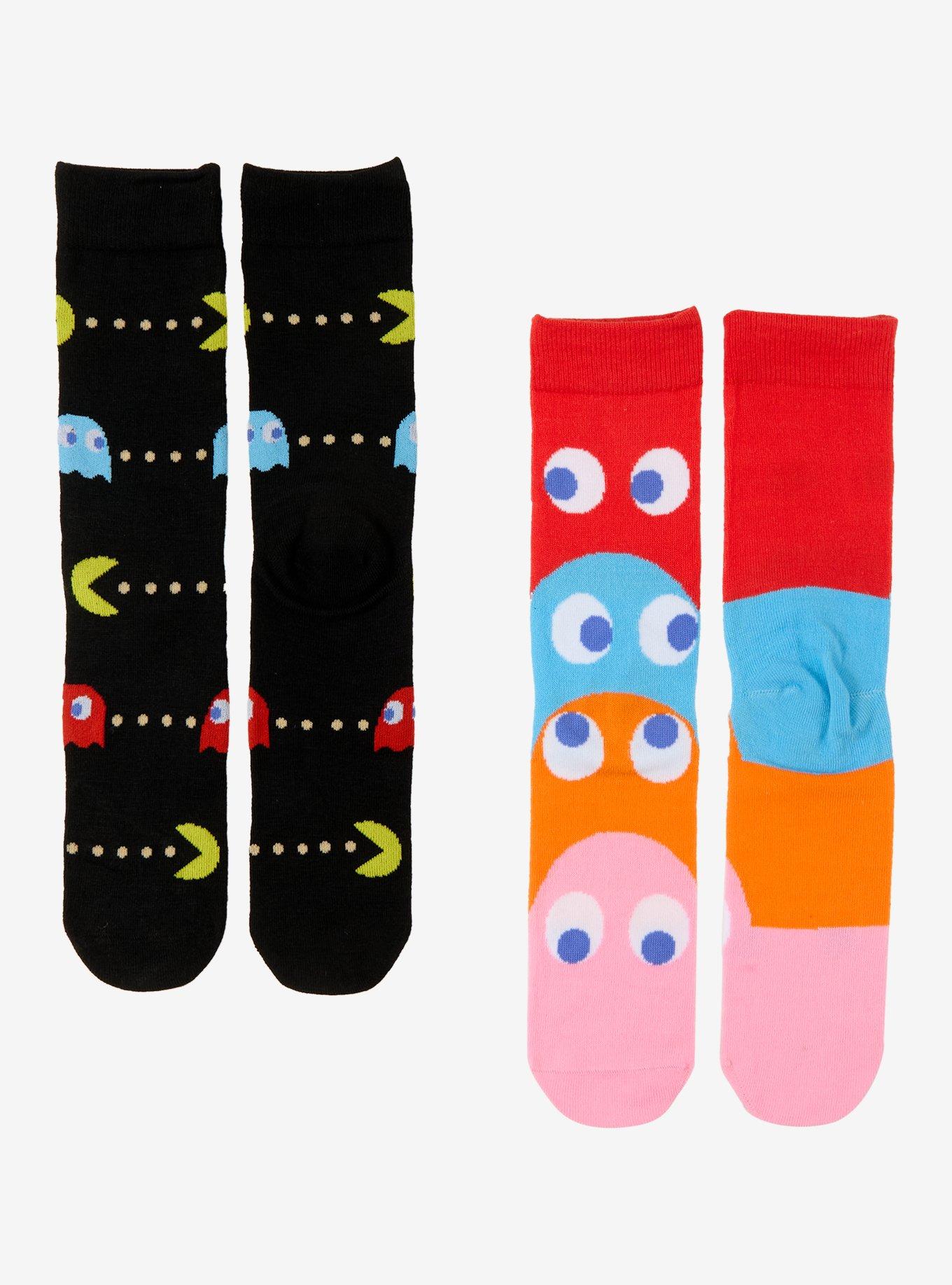 Pac-Man Ghosts Crew Sock Set, , hi-res