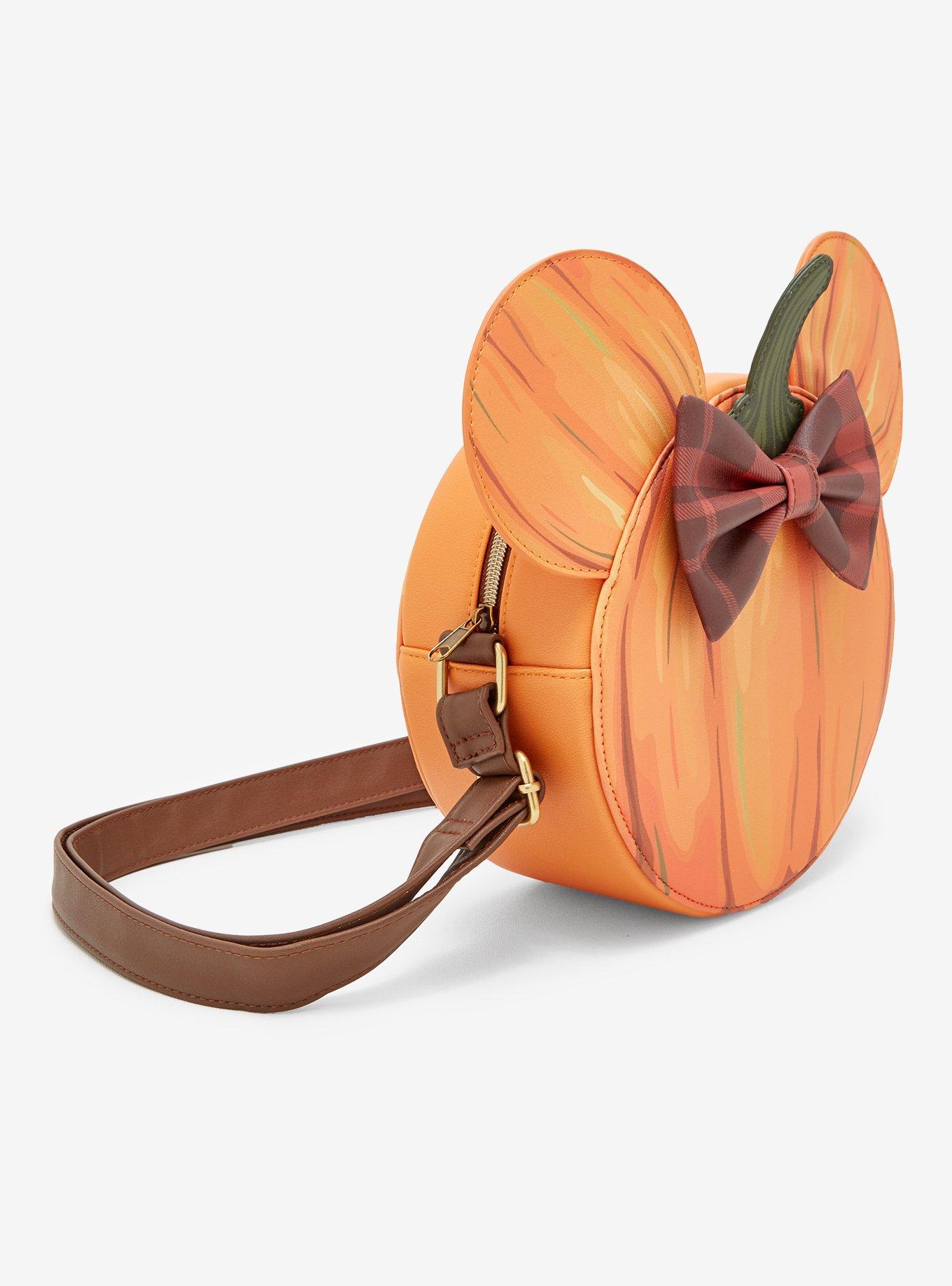 Loungefly Disney Minnie Mouse Pumpkin Crossbody Bag, , hi-res