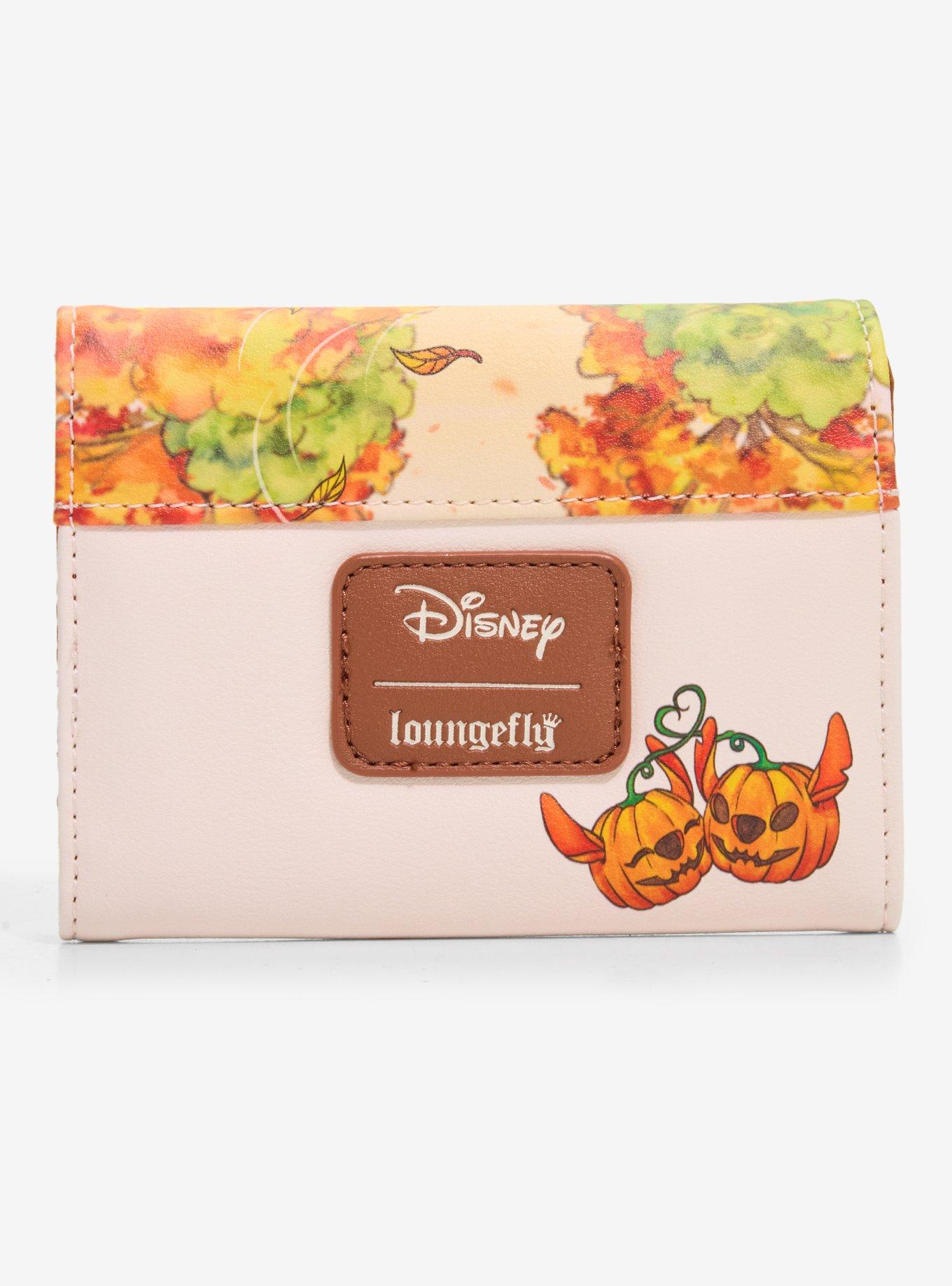 Loungefly Disney Stitch & Angel Pumpkin Patch Mini Wallet, , alternate - view 3