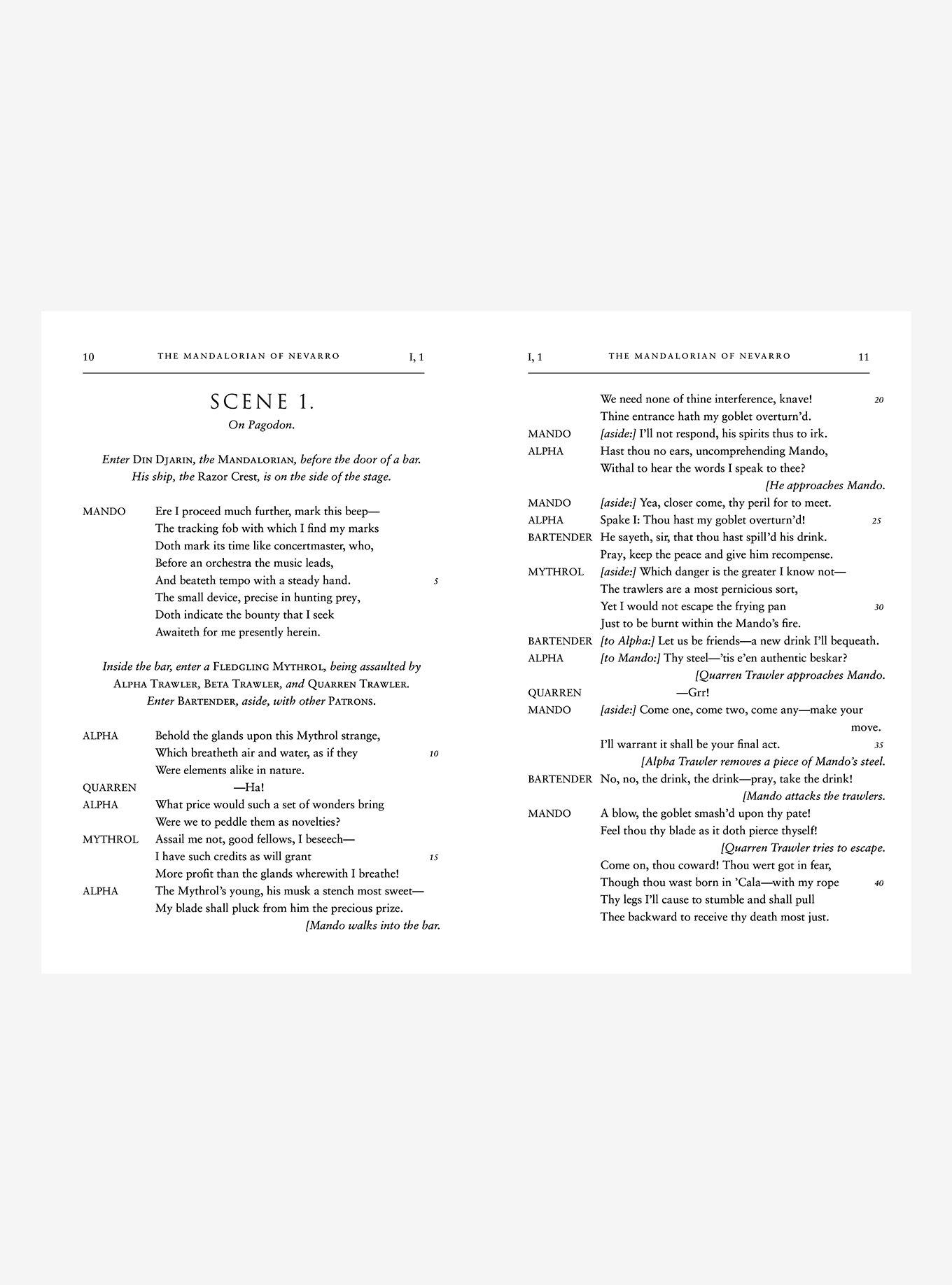 William Shakespeare's Star Wars: The Mandalorian Of Nevarro: Part The First Book, , hi-res