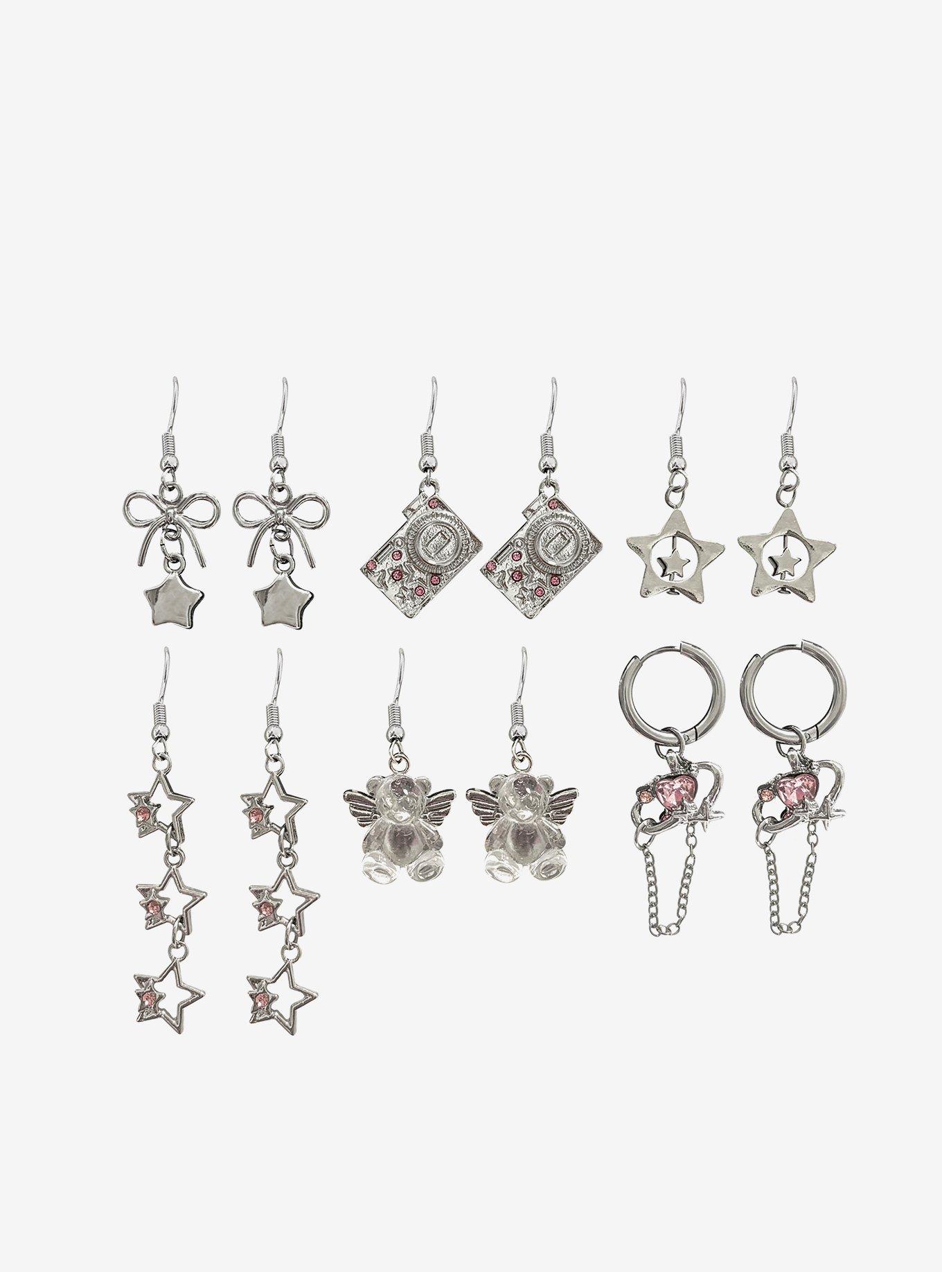 Sweet Society Celestial Camera Drop Earring Set, , hi-res