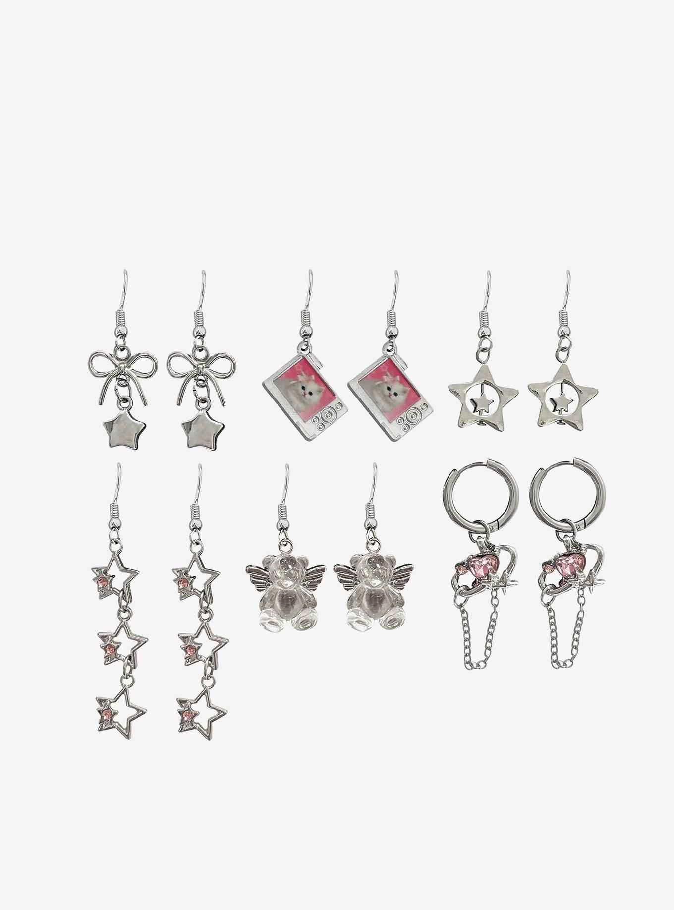 Sweet Society Celestial Camera Drop Earring Set, , alternate