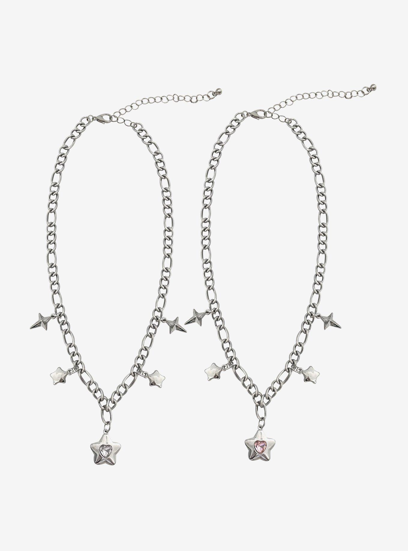 Sweet Society Star Best Friend Necklace Set, , hi-res