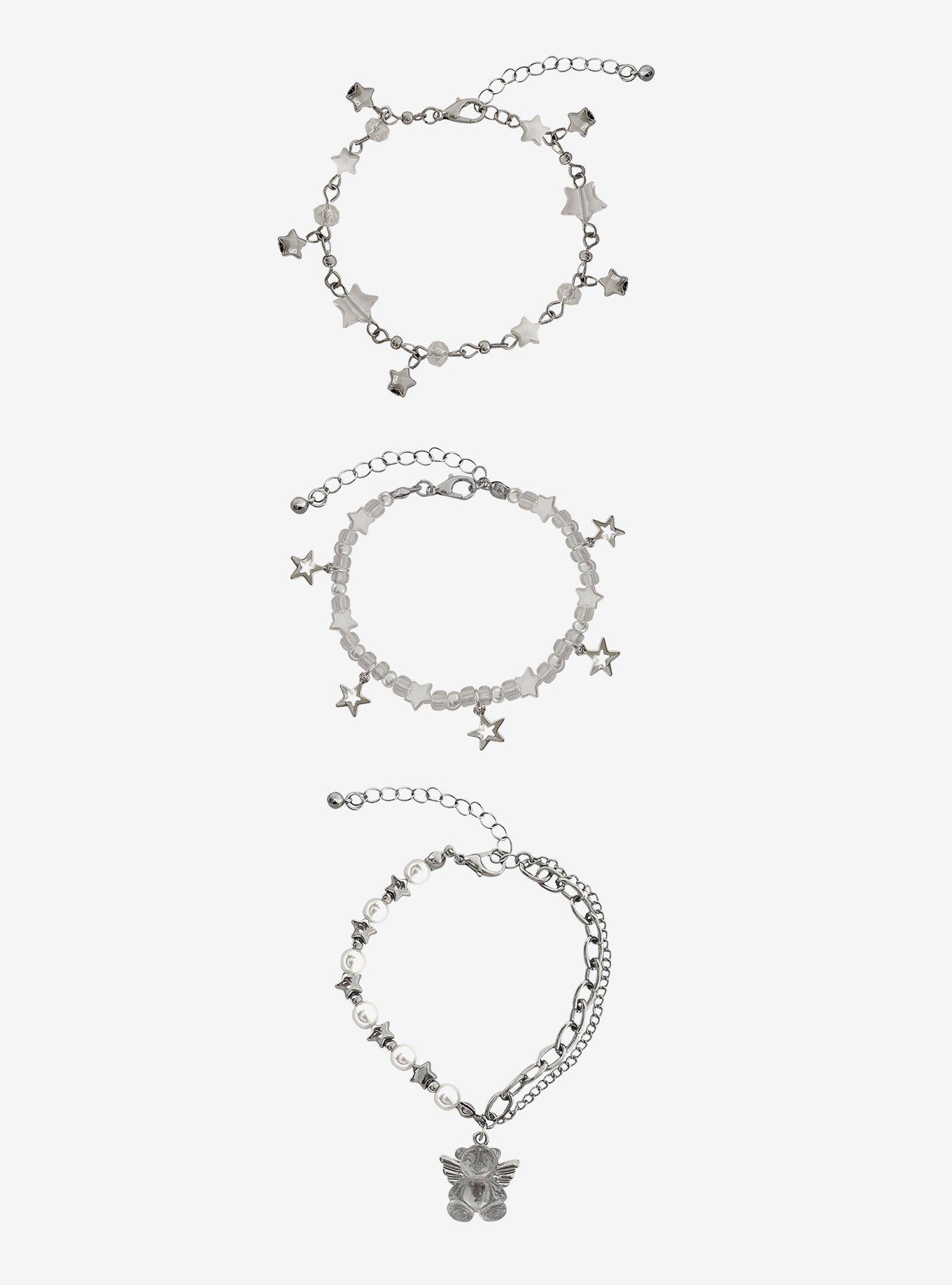 Sweet Society Angel Bear Star Bracelet Set, , hi-res