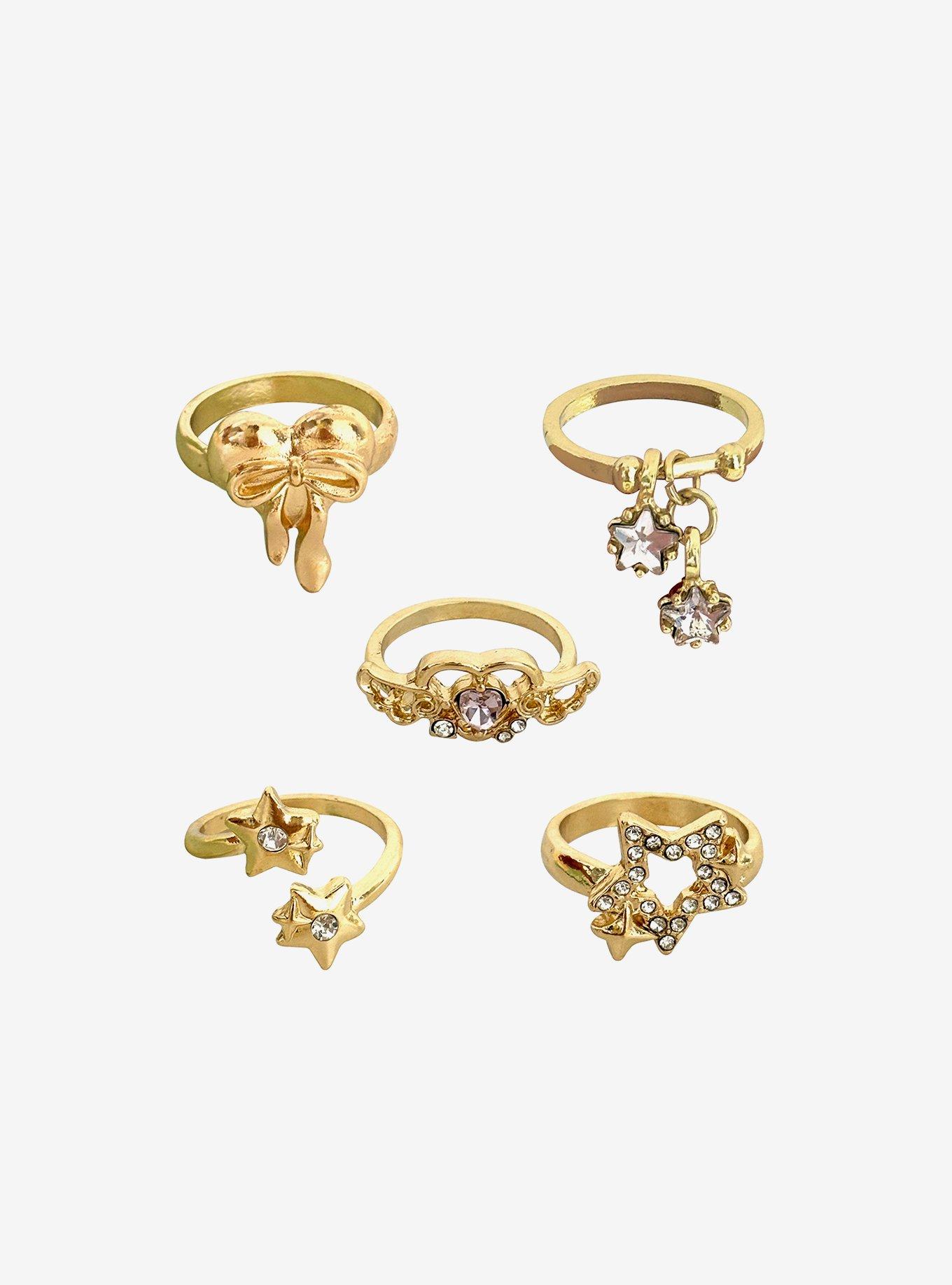 Sweet Society Celestial Coquette Ring Set, , hi-res