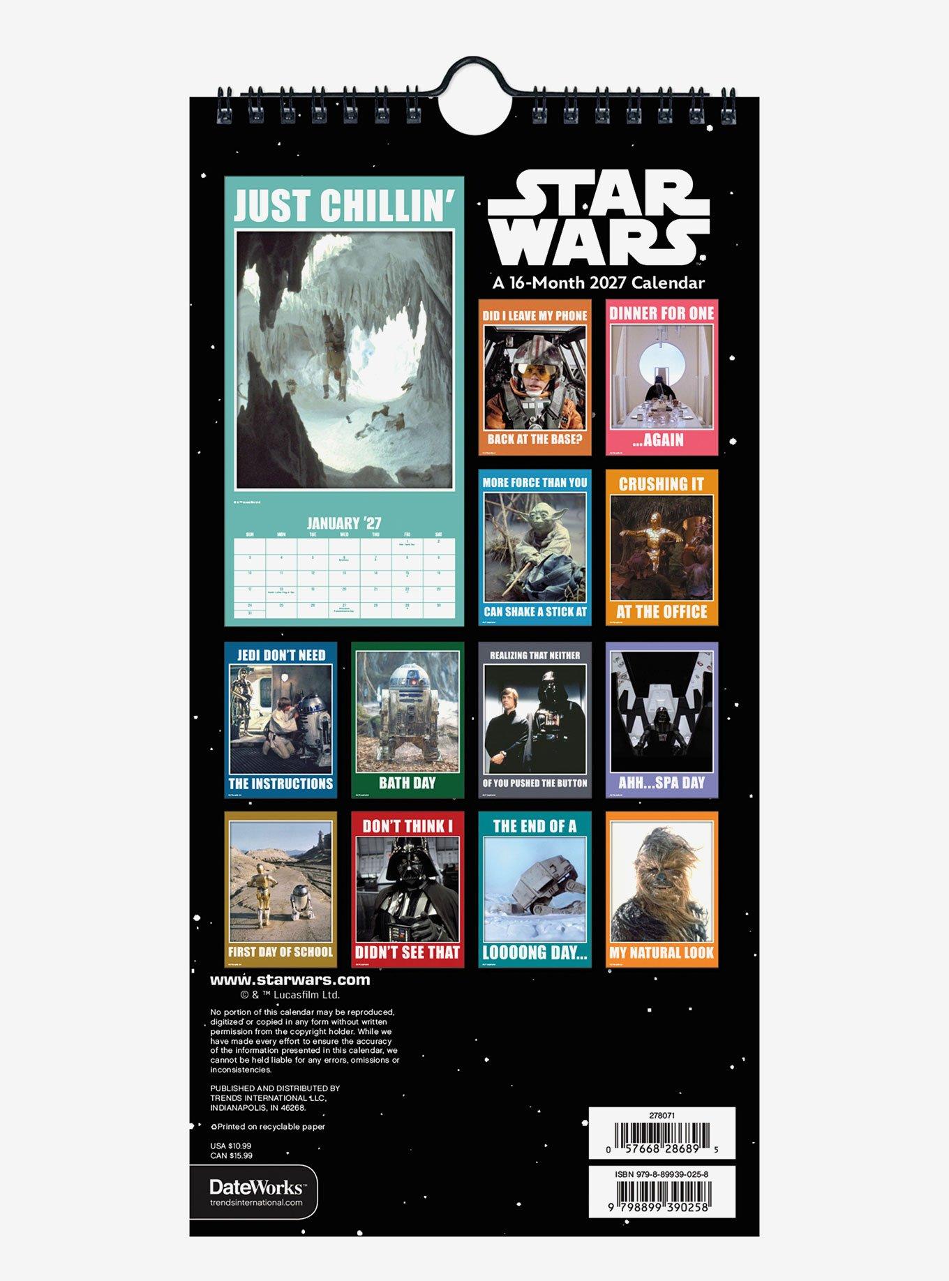 Star Wars 16-Month 2027 Calendar, , alternate - view 5