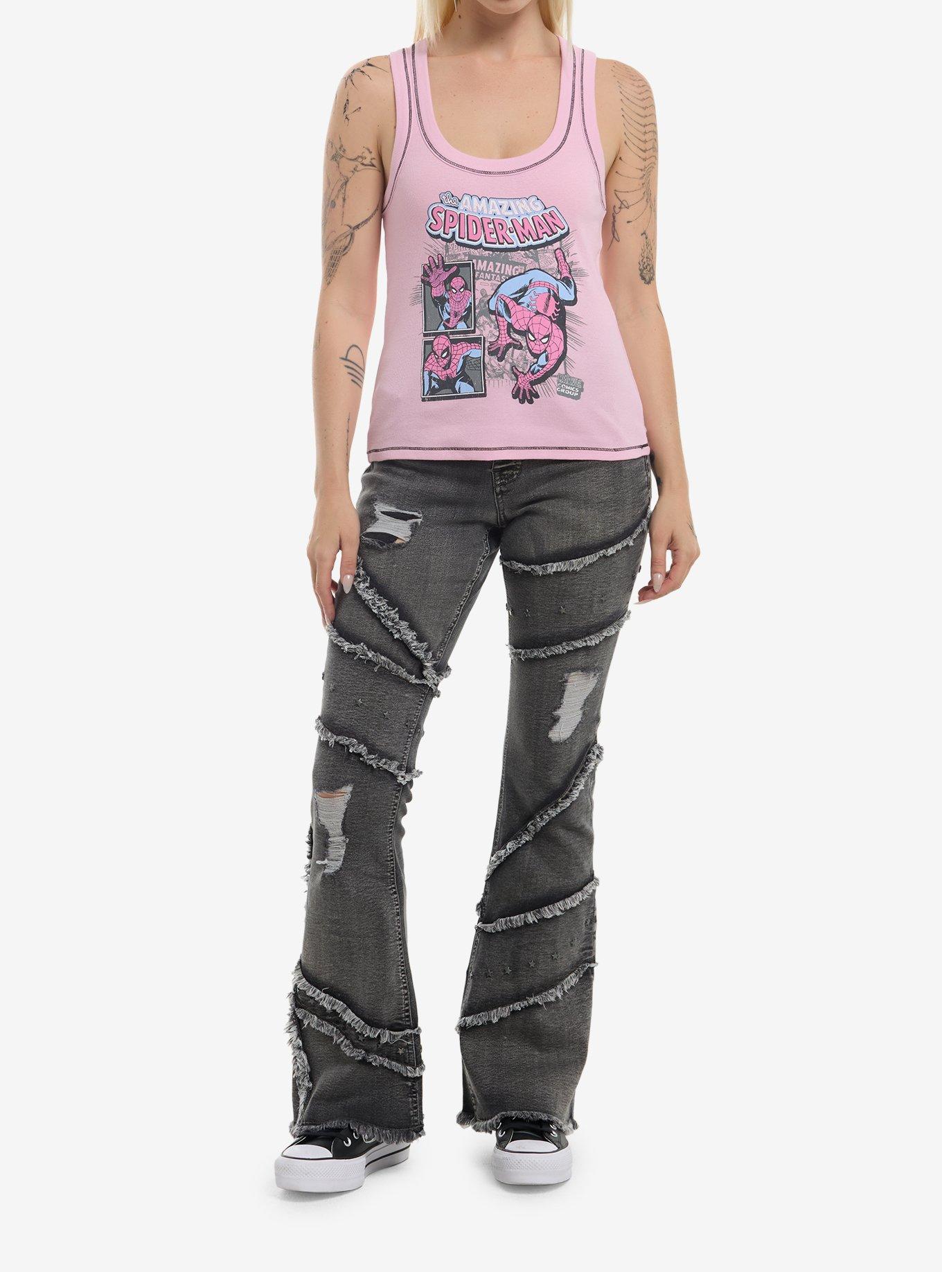Her Universe Marvel The Amazing Spider-Man Comic Girls Tank Top, , hi-res