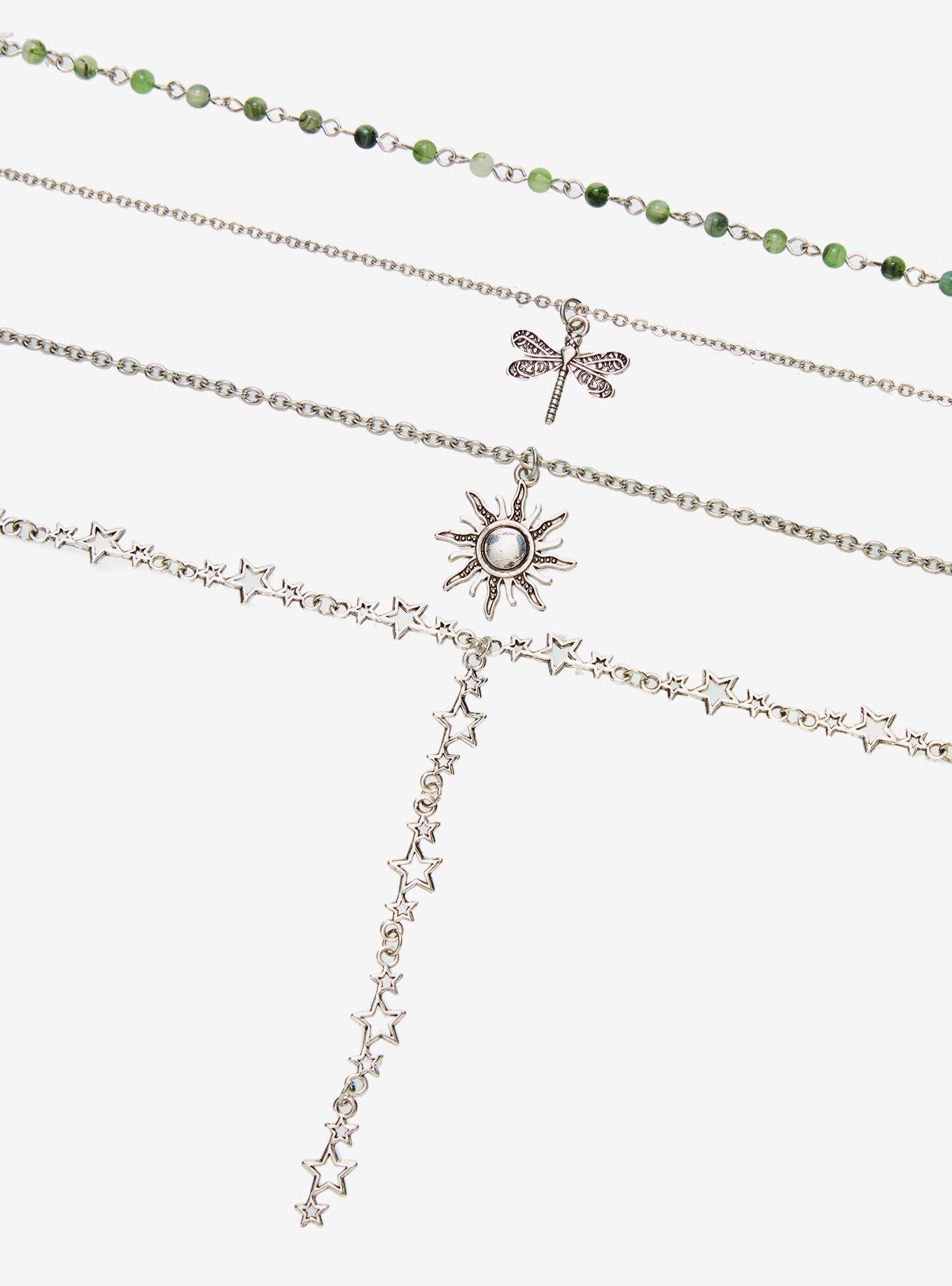 Thorn & Fable Dragonfly Star Lariat Necklace Set, , alternate