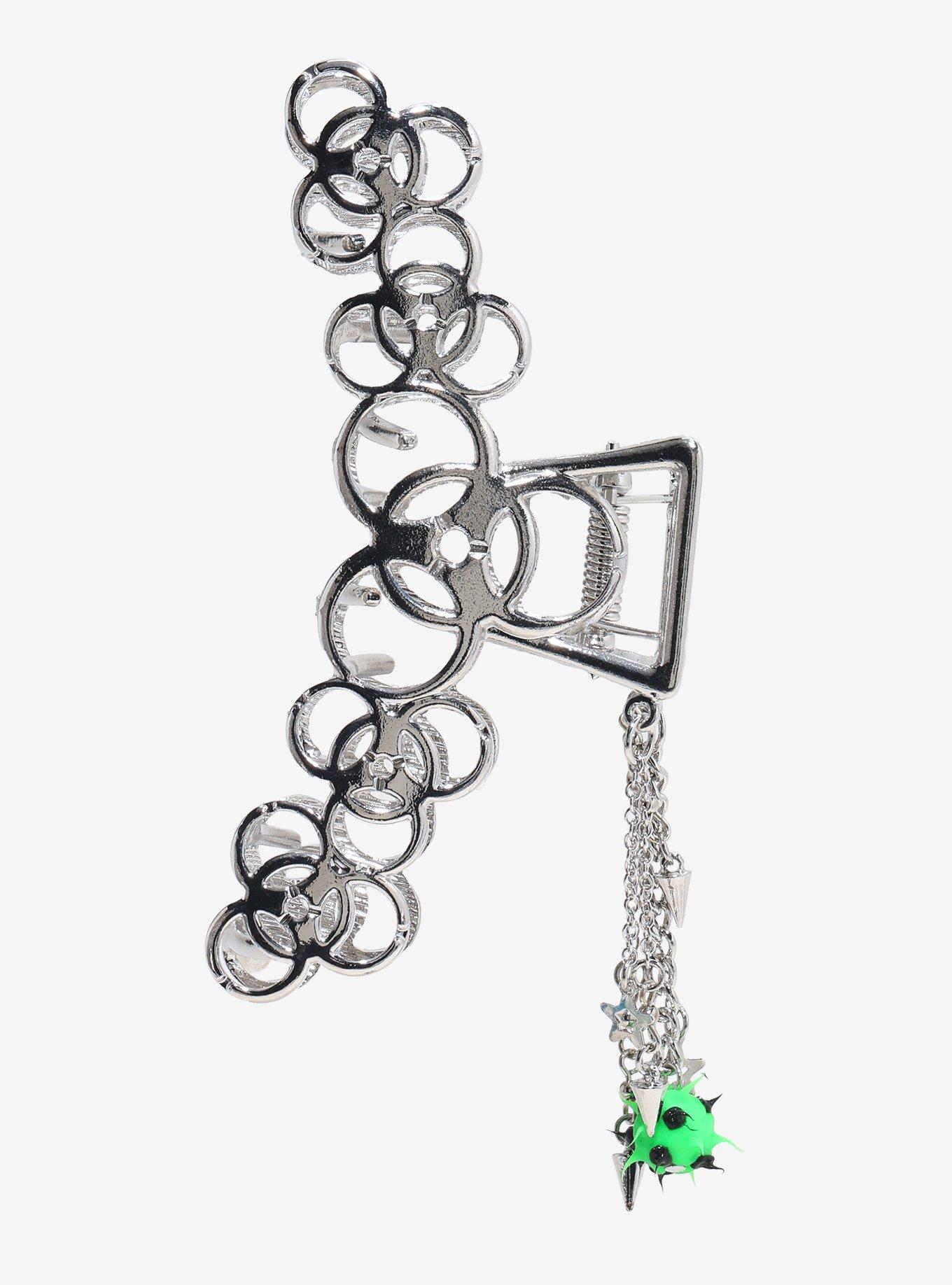 Biohazard Claw Hair Clip, , hi-res