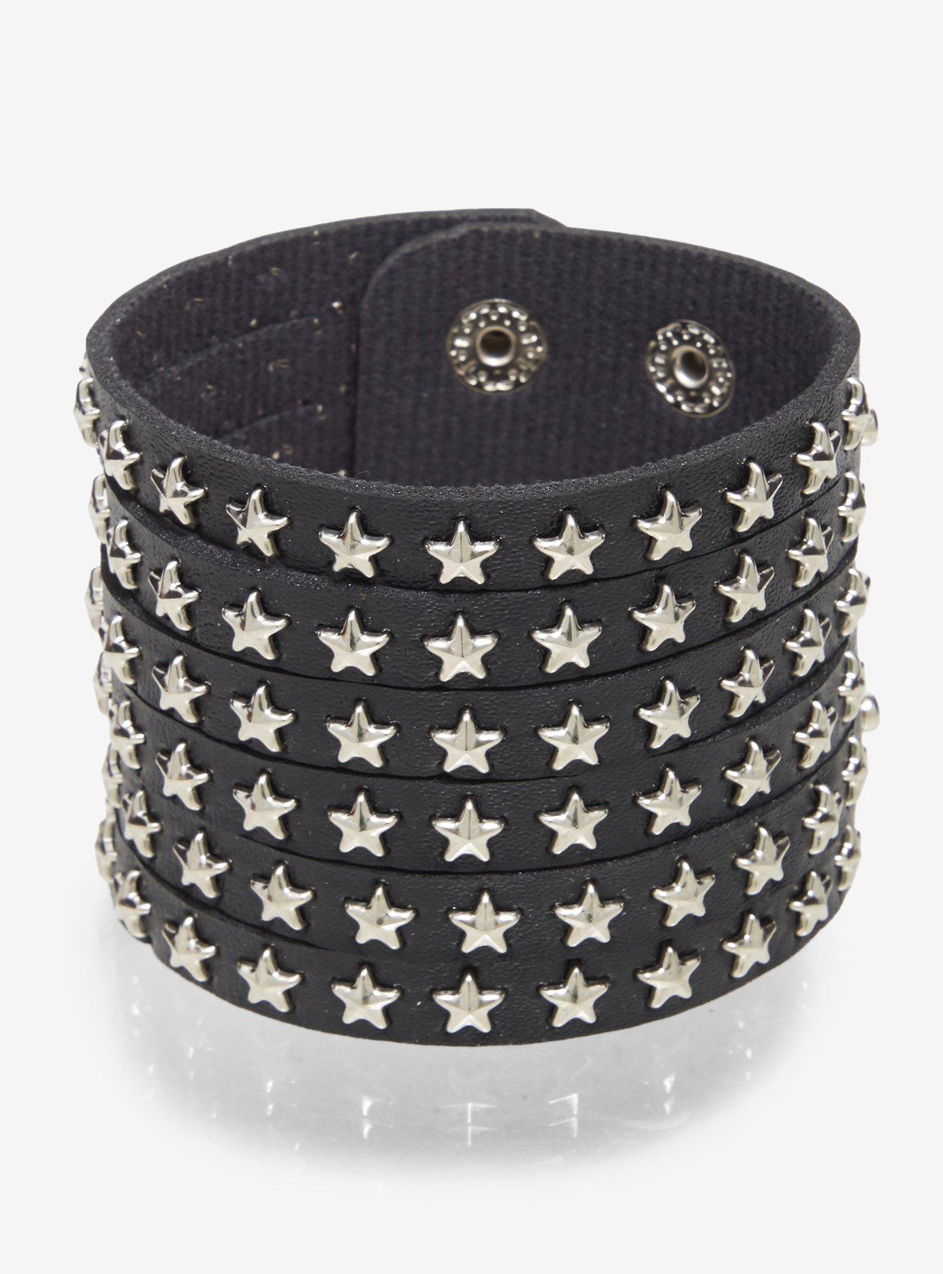 Social Collision Star Stud Cuff Bracelet, , hi-res