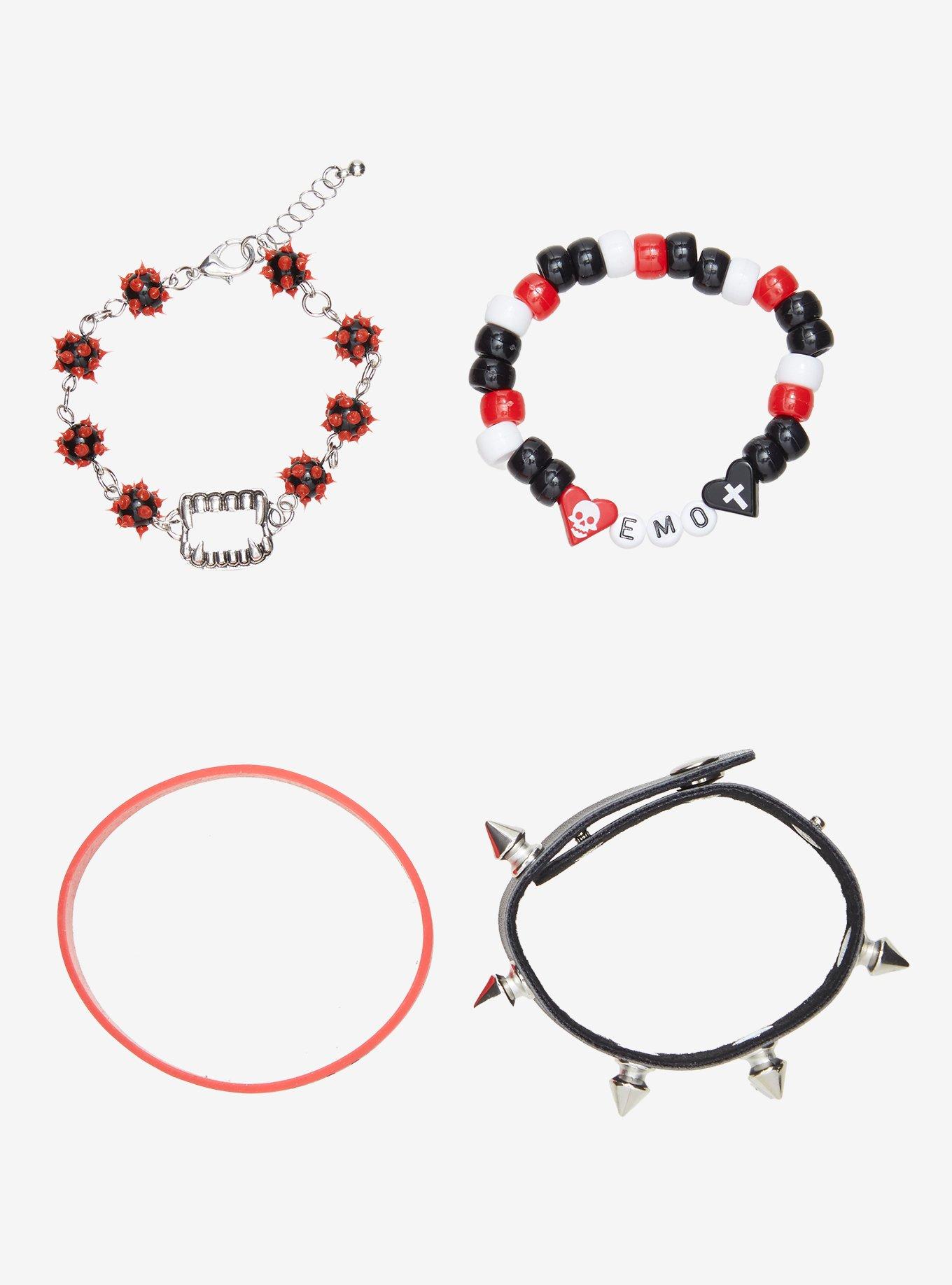 Emo Bite Me Bracelet Set, , hi-res