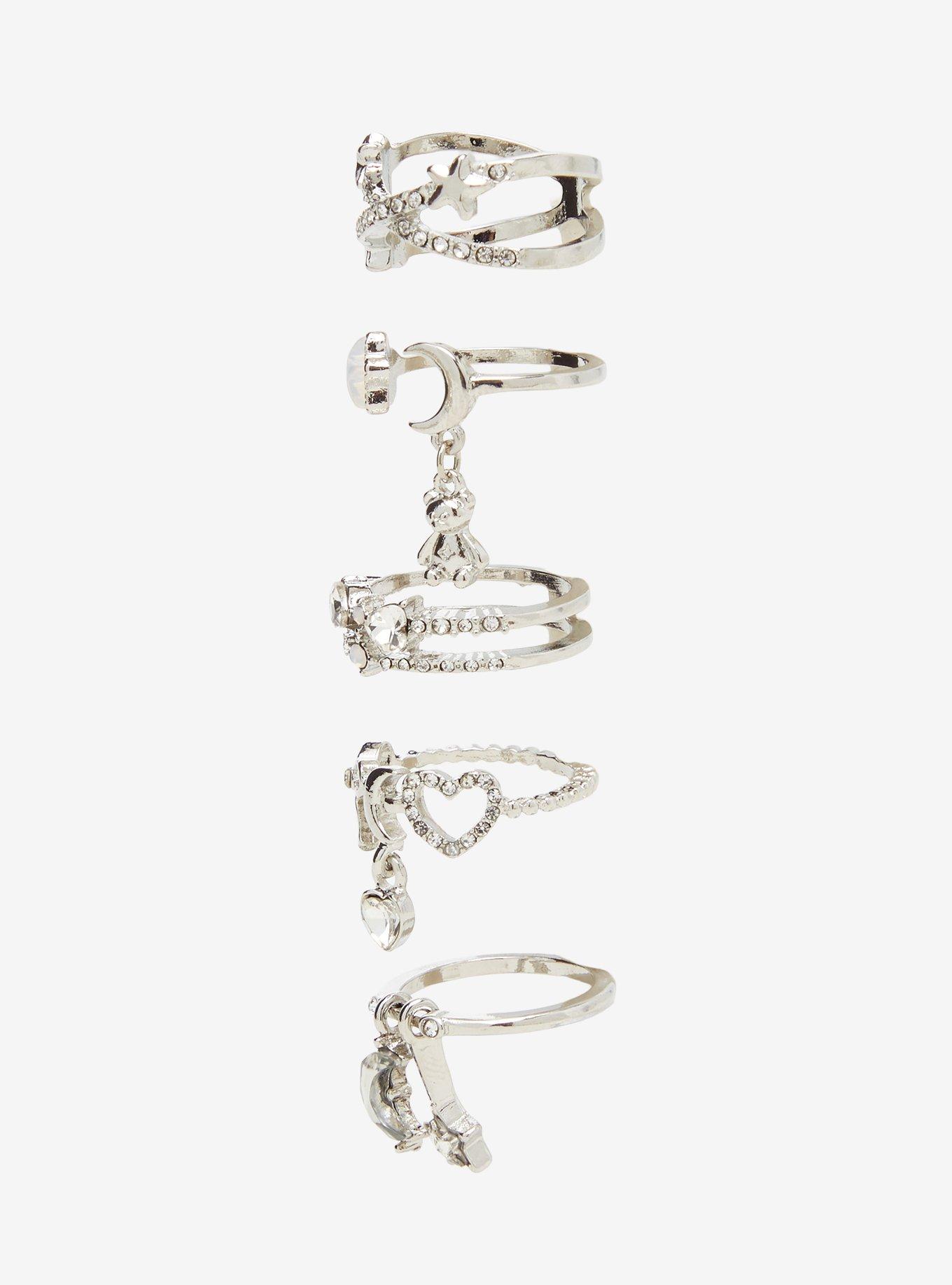 Sweet Society Celestial Coquette Ring Set, , alternate
