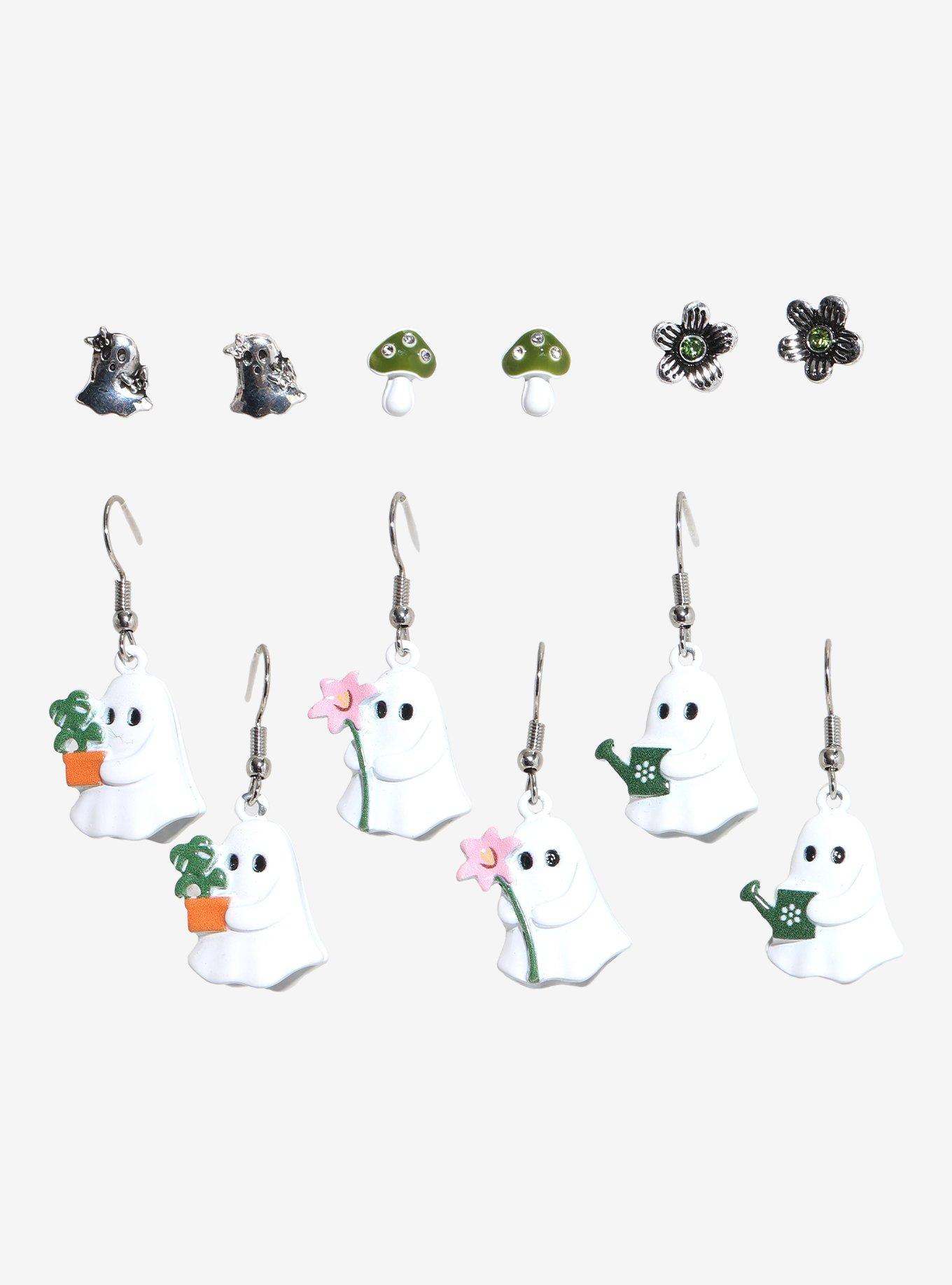 Thorn & Fable Gardening Ghost Earring Set, , hi-res