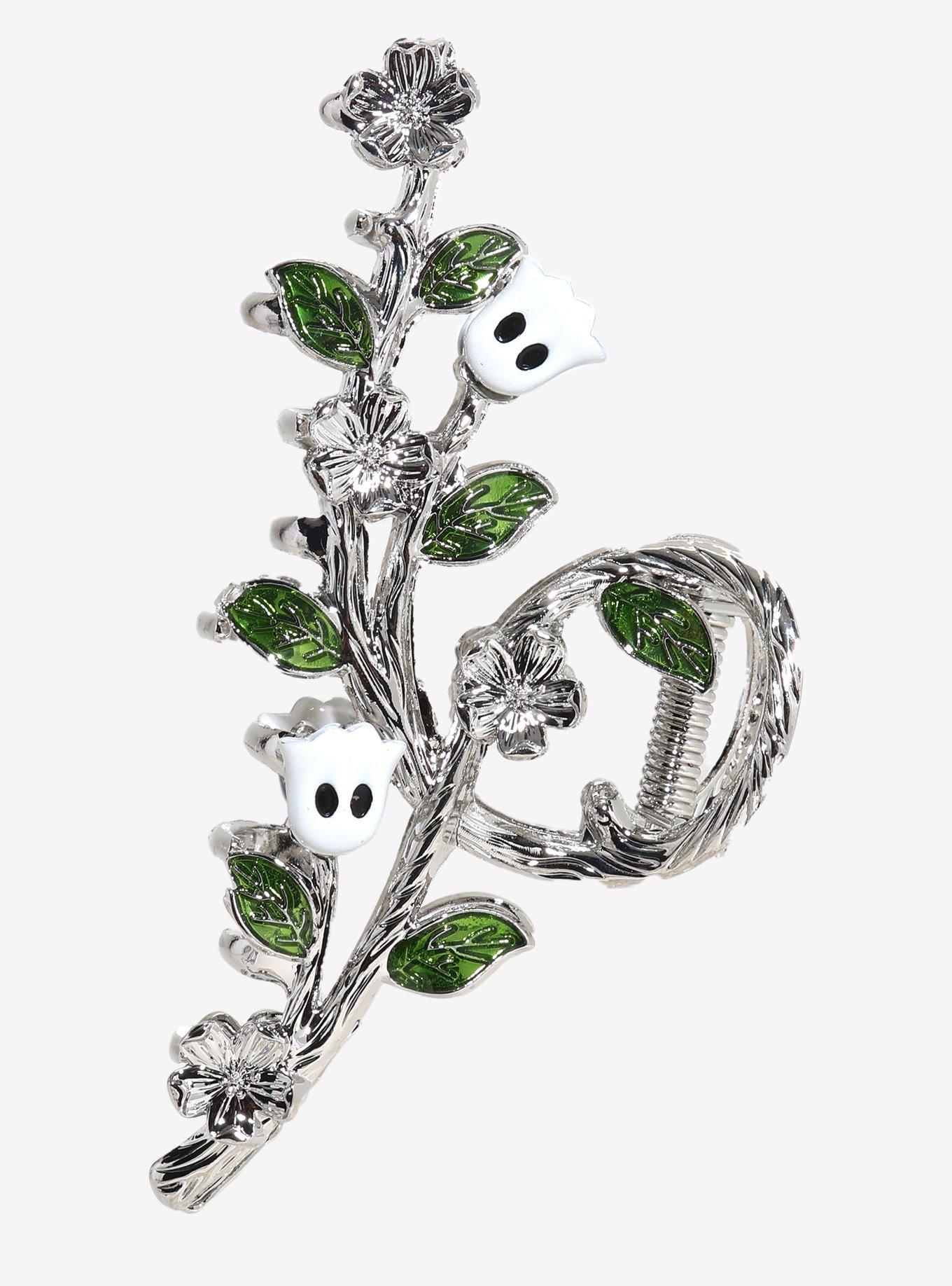 Thorn & Fable Ghost Garden Claw Hair Clip, , hi-res