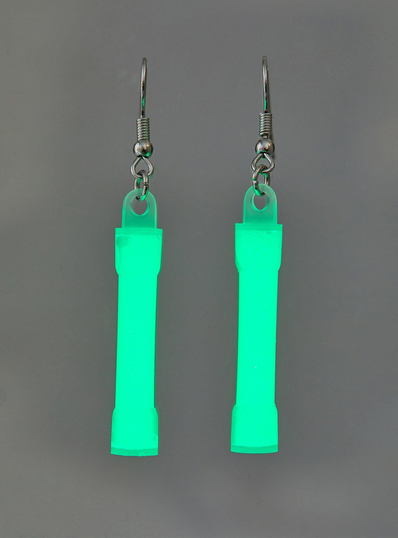 Biohazard Glow-In-The-Dark Icon Earring Set, , alternate