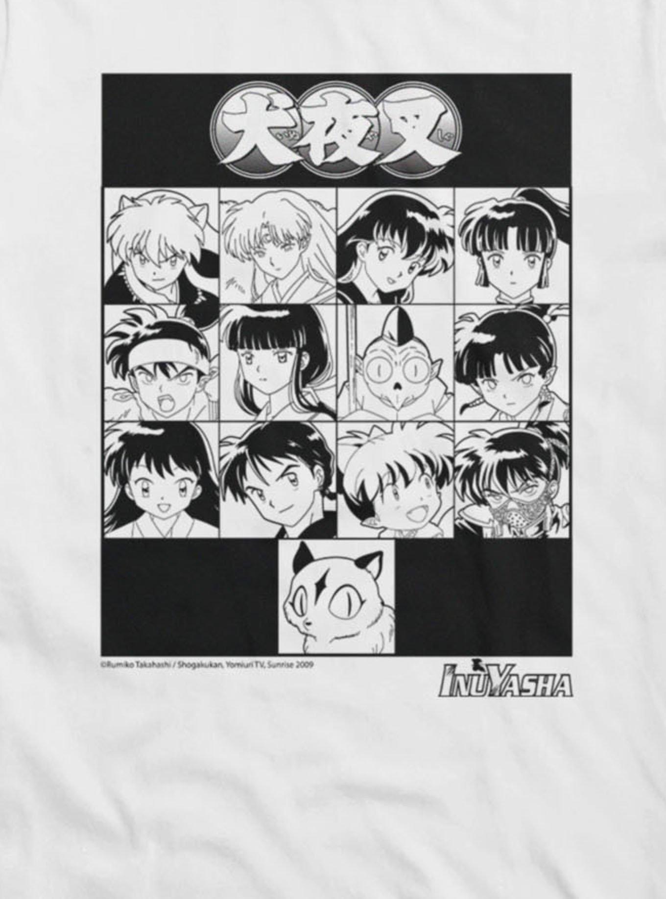 InuYasha Character Squares Girls T-Shirt, , hi-res