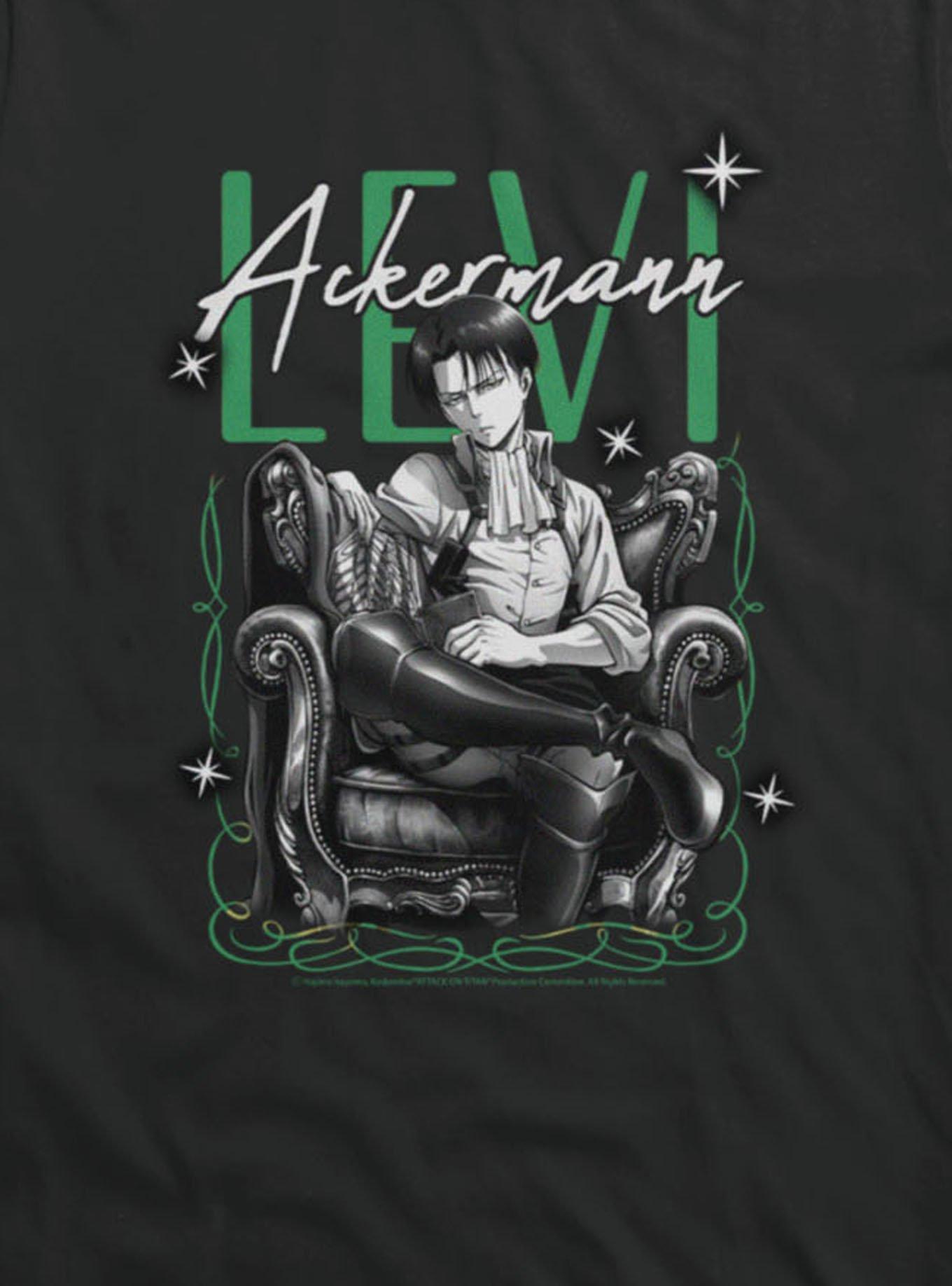 Attack On Titan Levi Ackerman Chair Girls T-Shirt, , hi-res