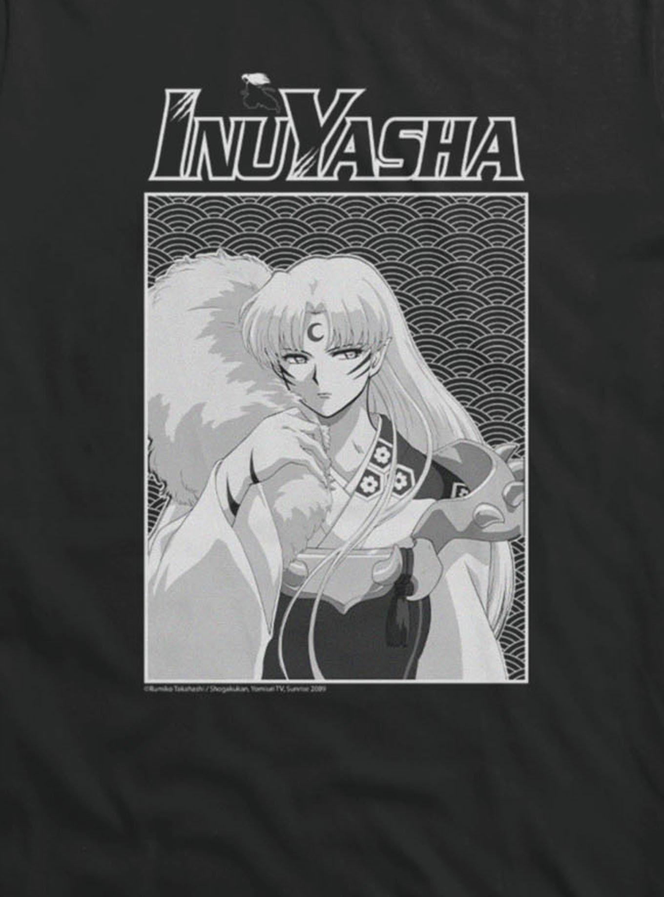 InuYasha Sesshomaru Black And White Girls T-Shirt, , hi-res