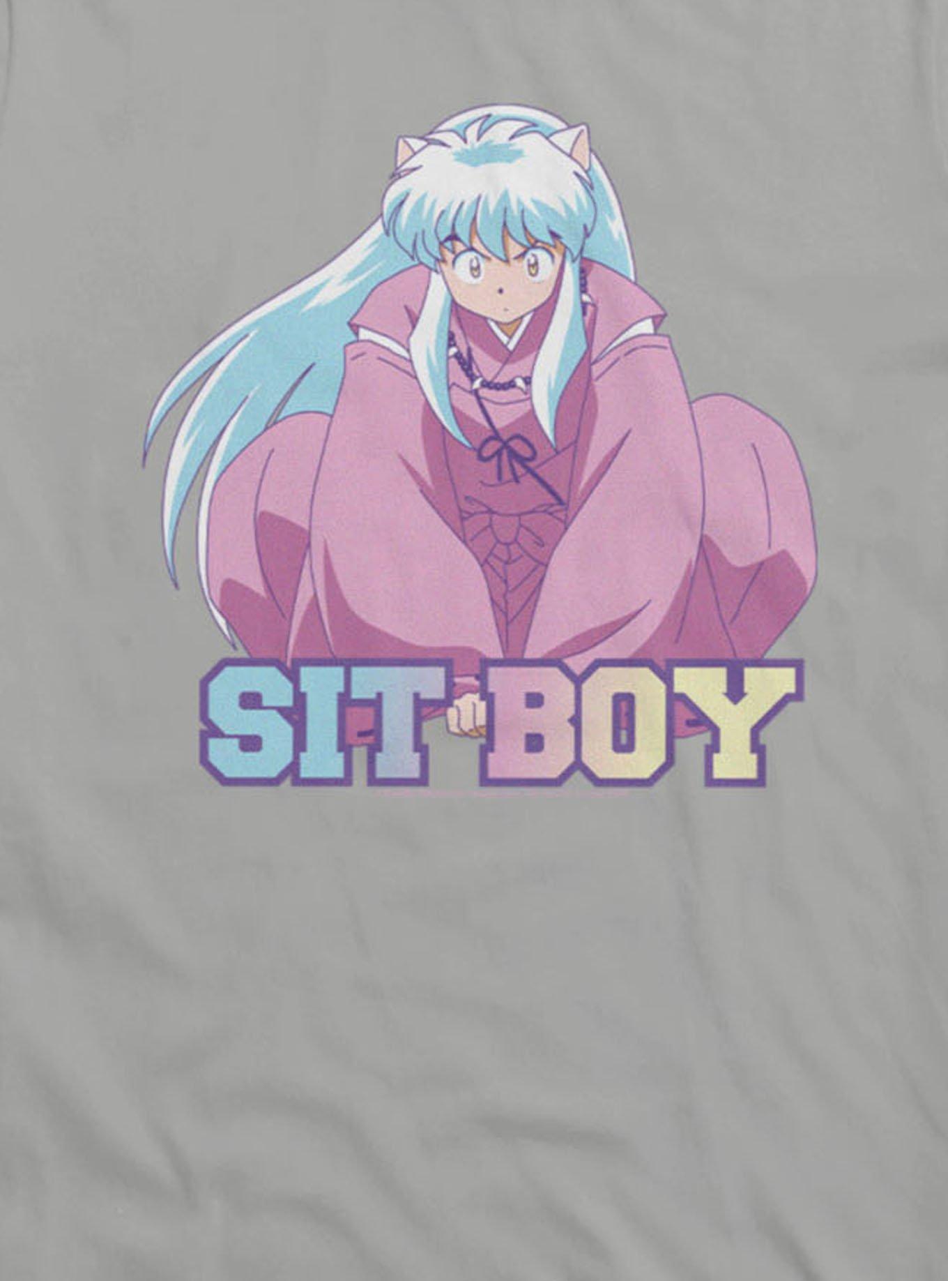 InuYasha Sit Boy Pastels Girls T-Shirt, , hi-res