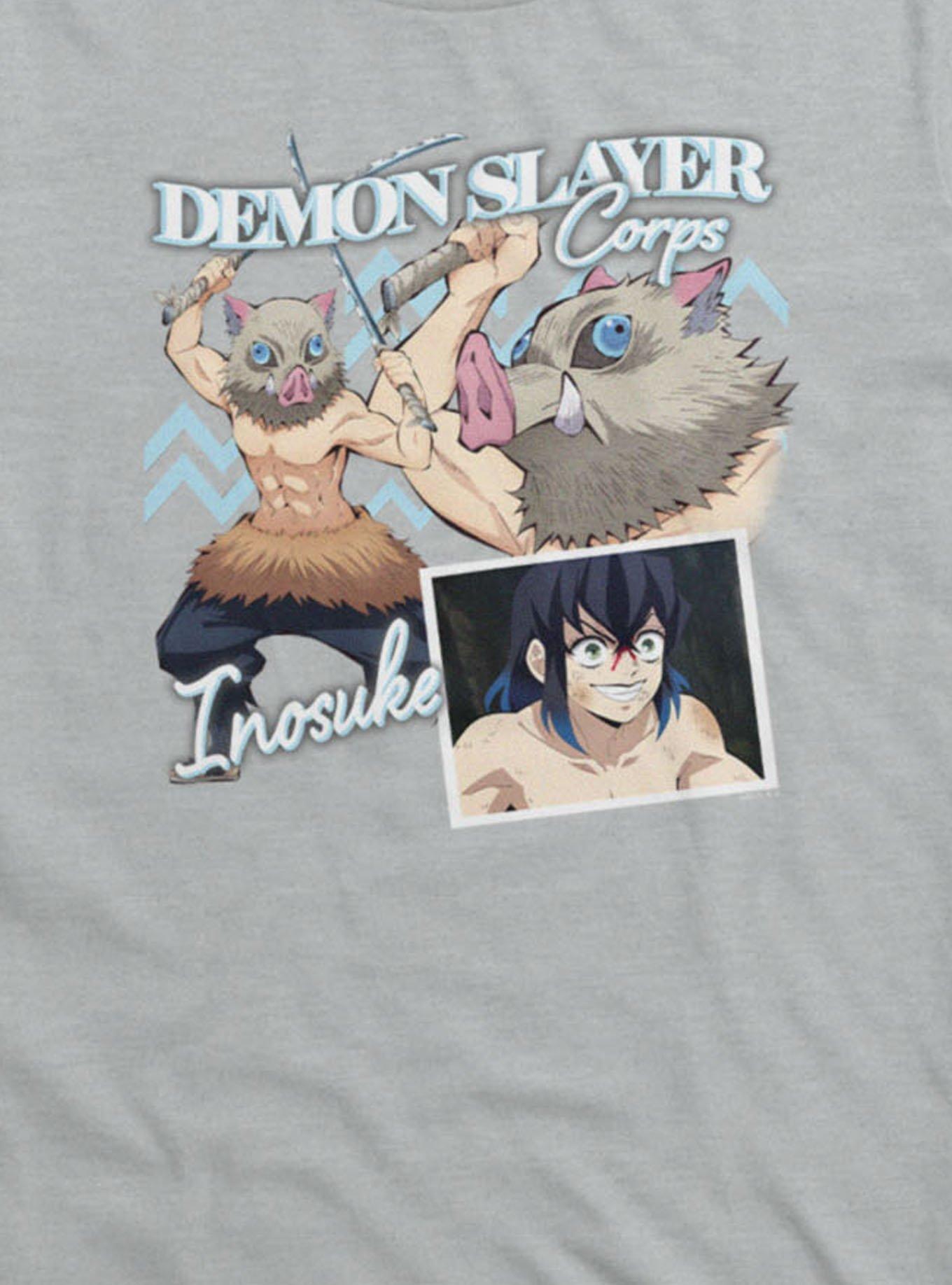 Demon Slayer Inosuke Postcard T-Shirt, , hi-res
