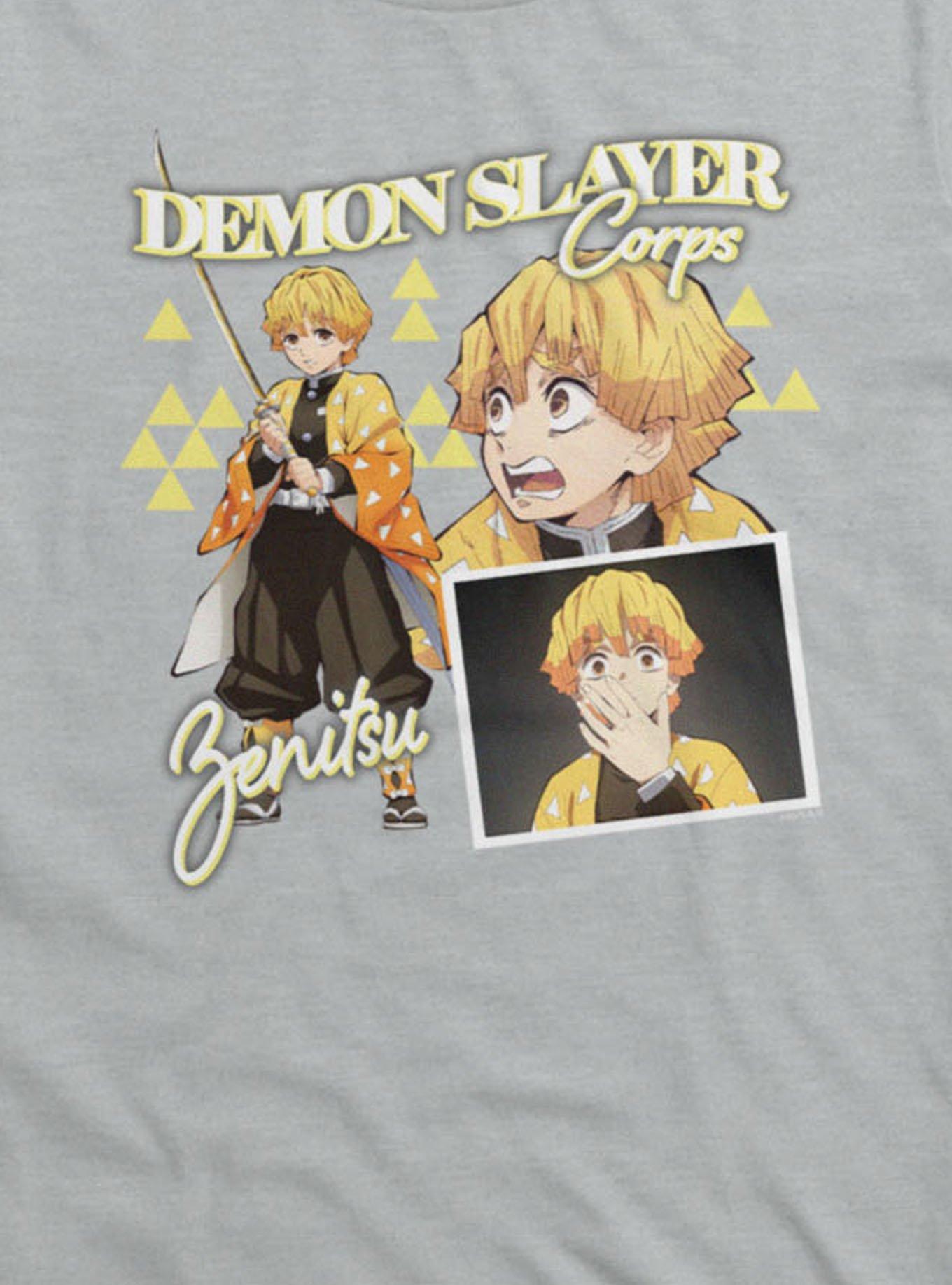 Demon Slayer Zenitsu Postcard T-Shirt, , hi-res