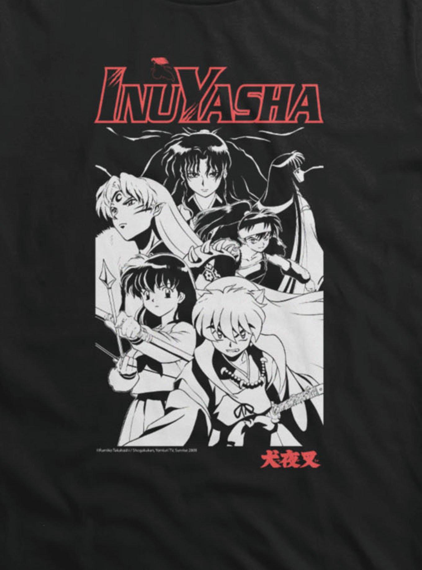 InuYasha Favorite Fighters T-Shirt, BLACK, alternate