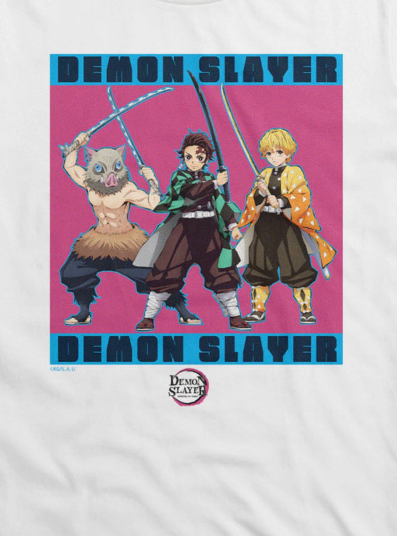 Demon Slayer Tanjiro Inosuke Zenitsu Together T-Shirt, , hi-res