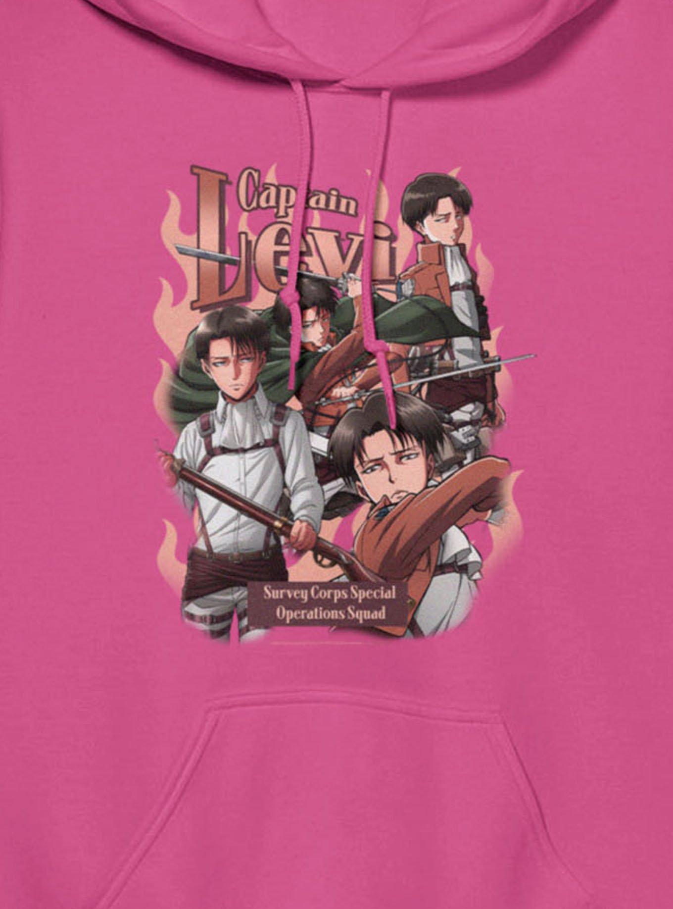 Attack On Titan Levi Heart Hoodie, , hi-res