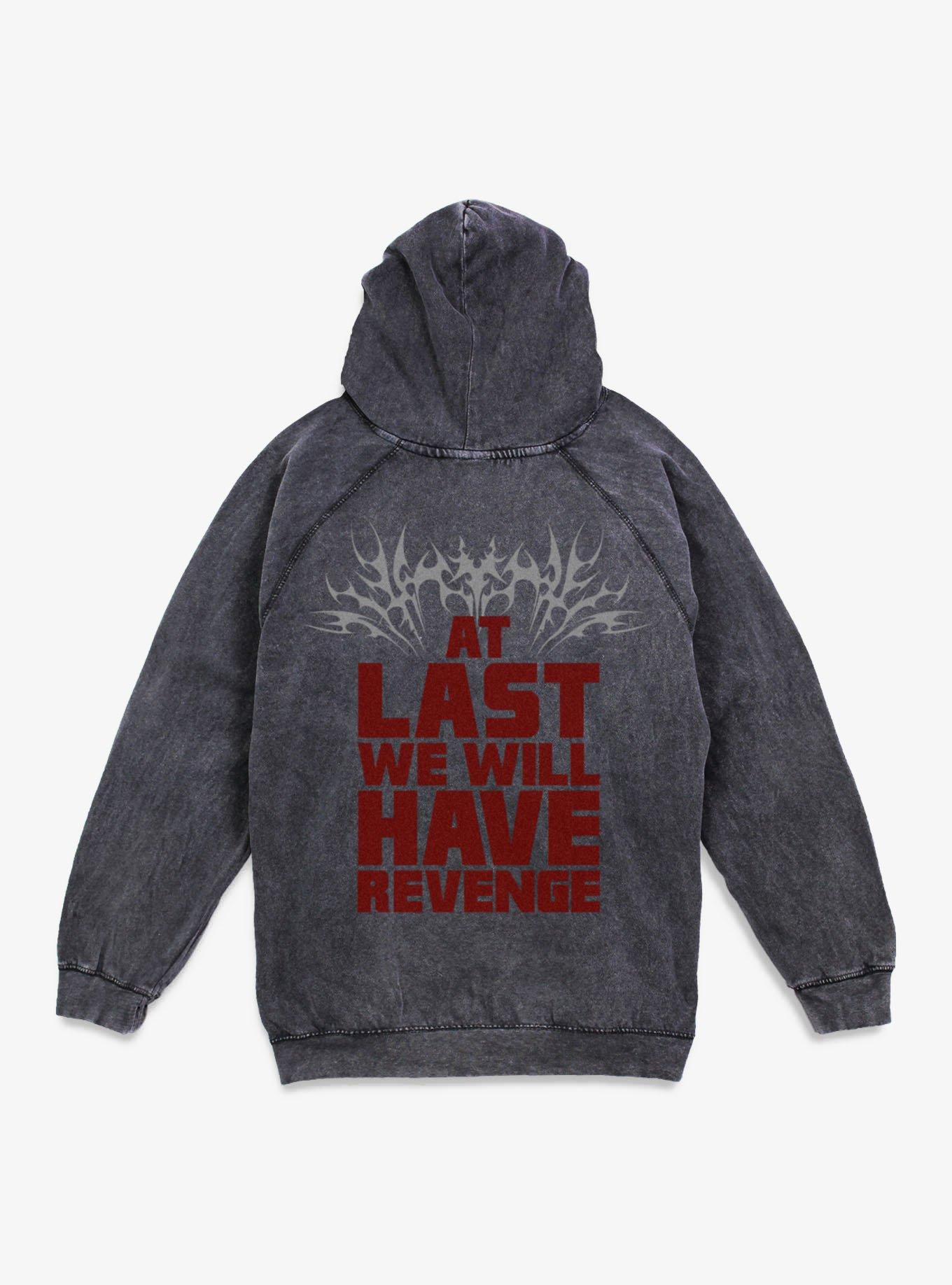 Star Wars Episode I: The Phantom Menace Darth Maul We Will Have Revenge Mineral Wash Hoodie BoxLunch Exclusive, , hi-res