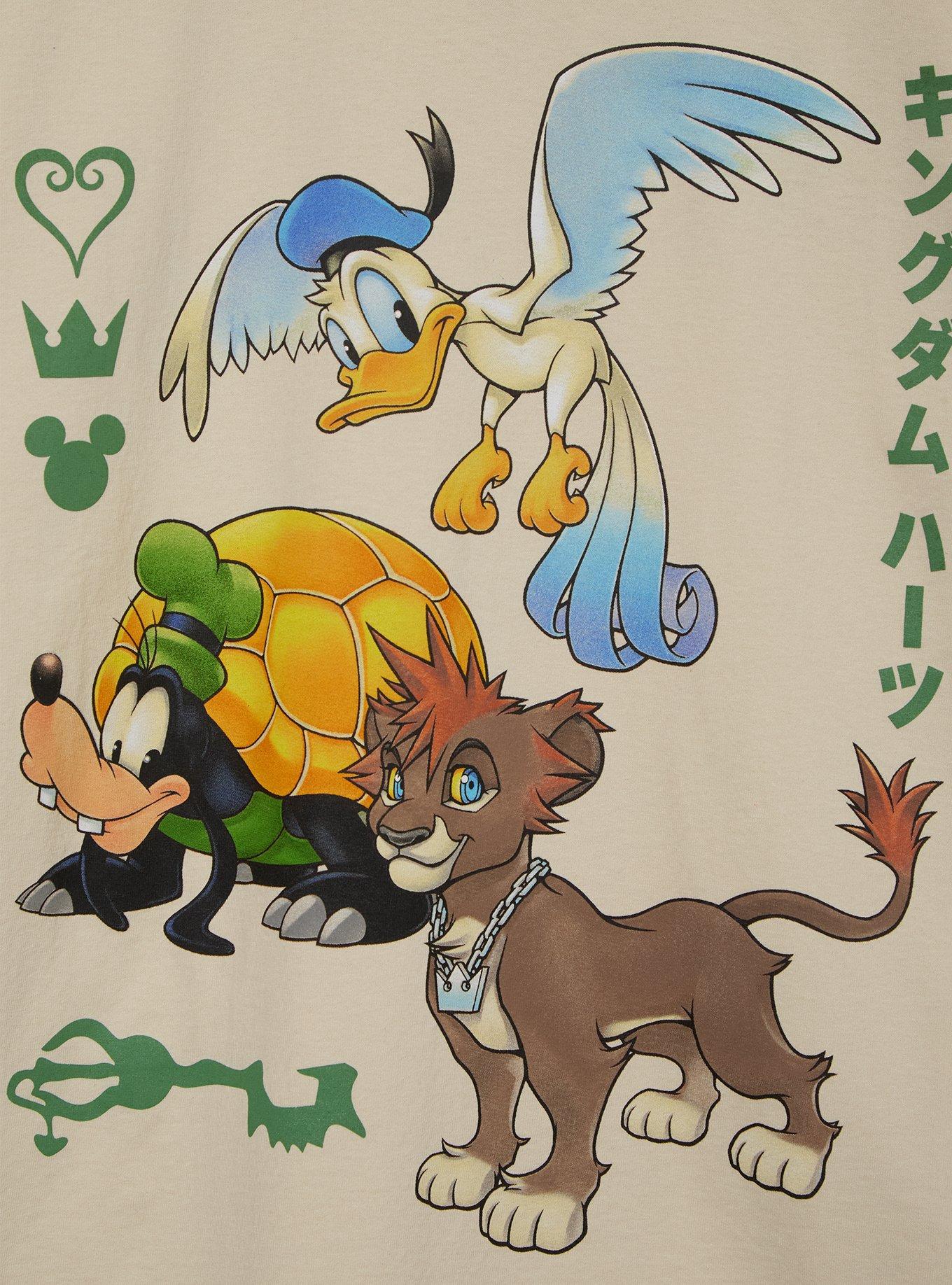 Disney Kingdom Hearts The Pride Lands T-Shirt - BoxLunch Exclusive, BLACK, alternate - view 3