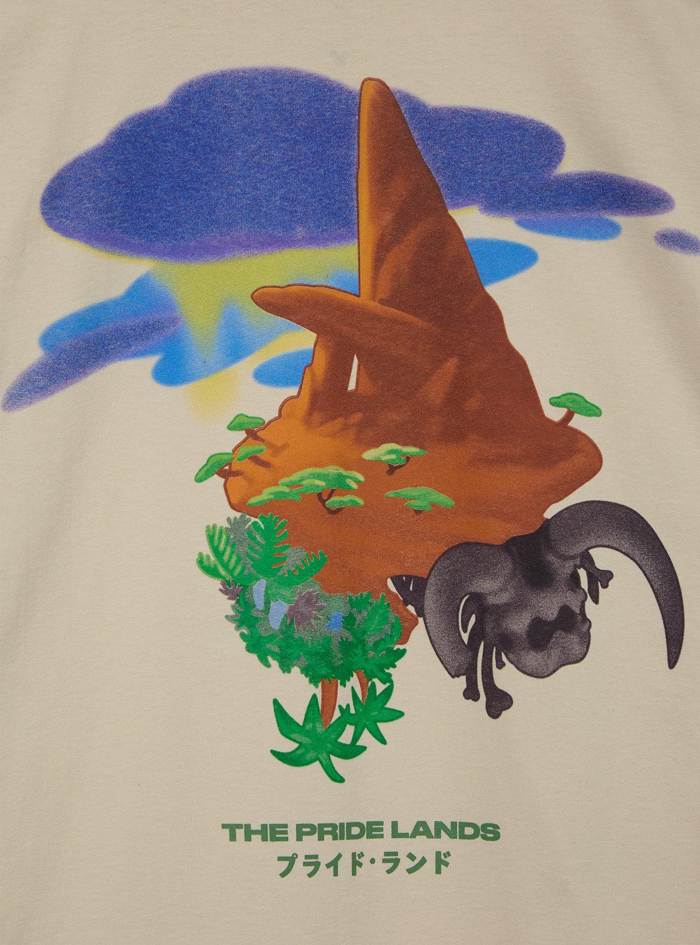 Disney Kingdom Hearts The Pride Lands T-Shirt - BoxLunch Exclusive, BLACK, alternate - view 4