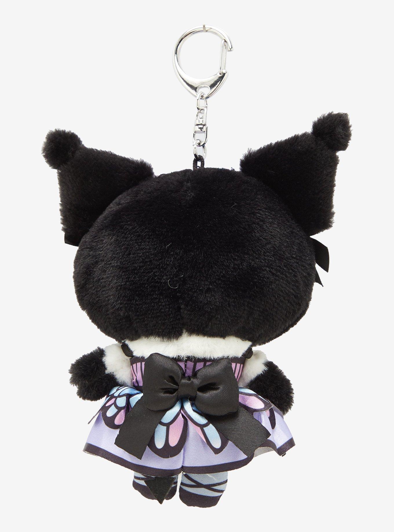 Sanrio Japan Originals Kuromi Butterfly Plush Bag Charm, , hi-res