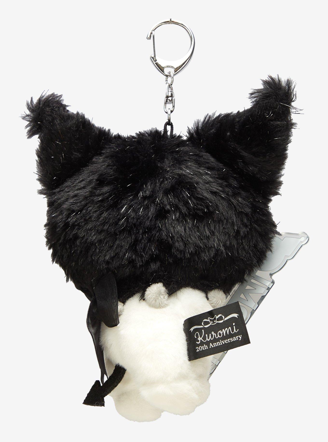 Sanrio Japan Originals Kuromi Special Key 20th Anniversary Plush Bag Charm, , hi-res