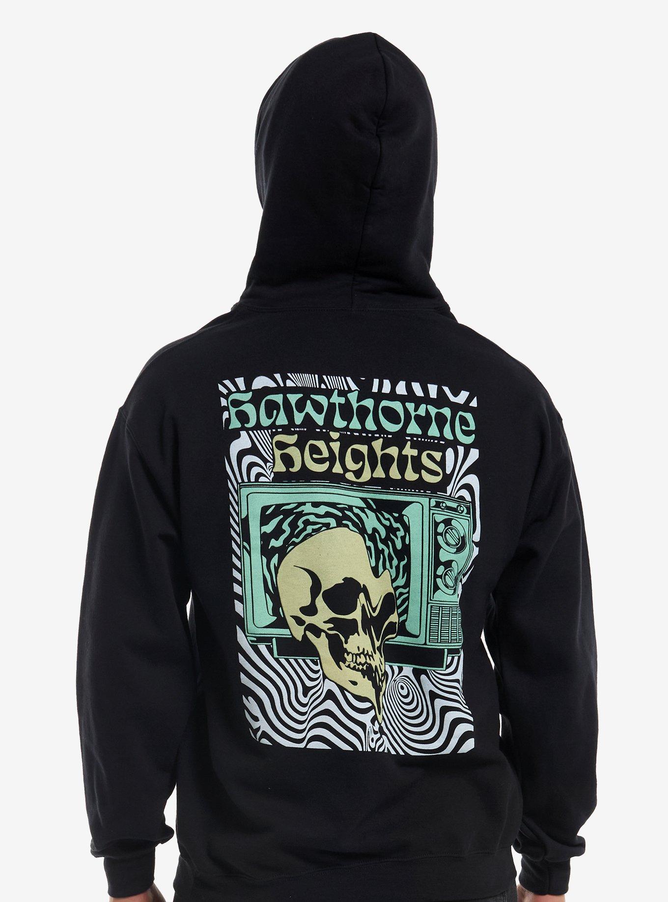 Hawthorne Heights Skull TV Hoodie, , hi-res