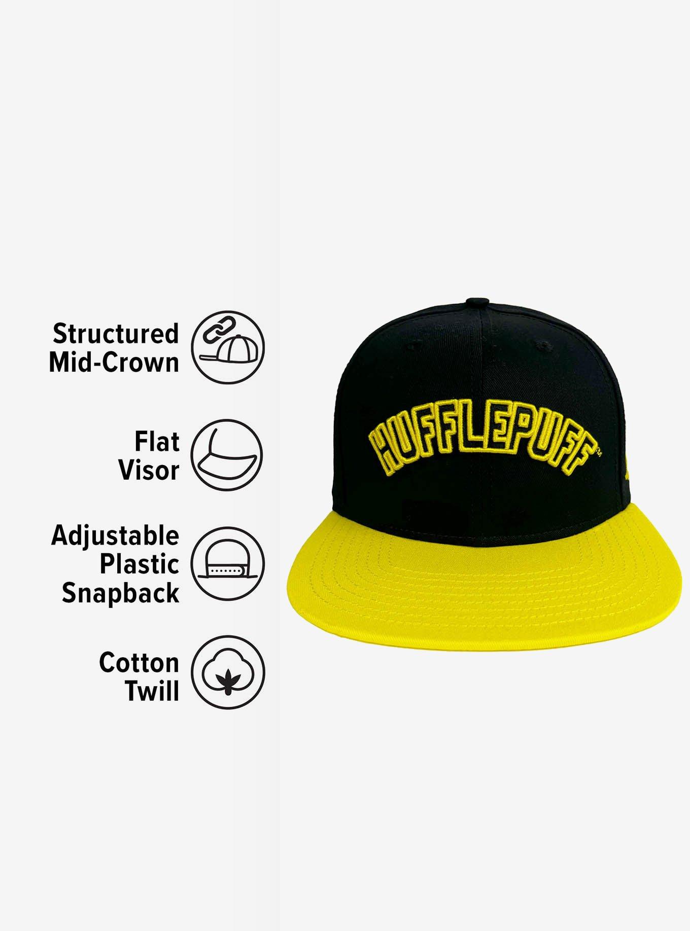 Harry Potter Hufflepuff Arch Flat Brim Ball Cap, , alternate