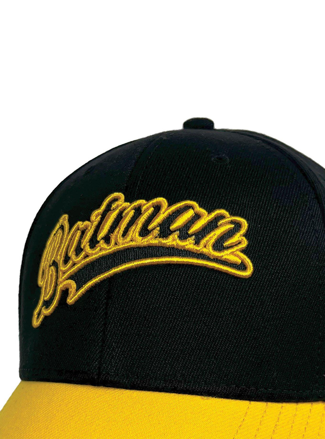 DC Comics Batman Tail 6 Panel Structured Strech Fit Ball Cap