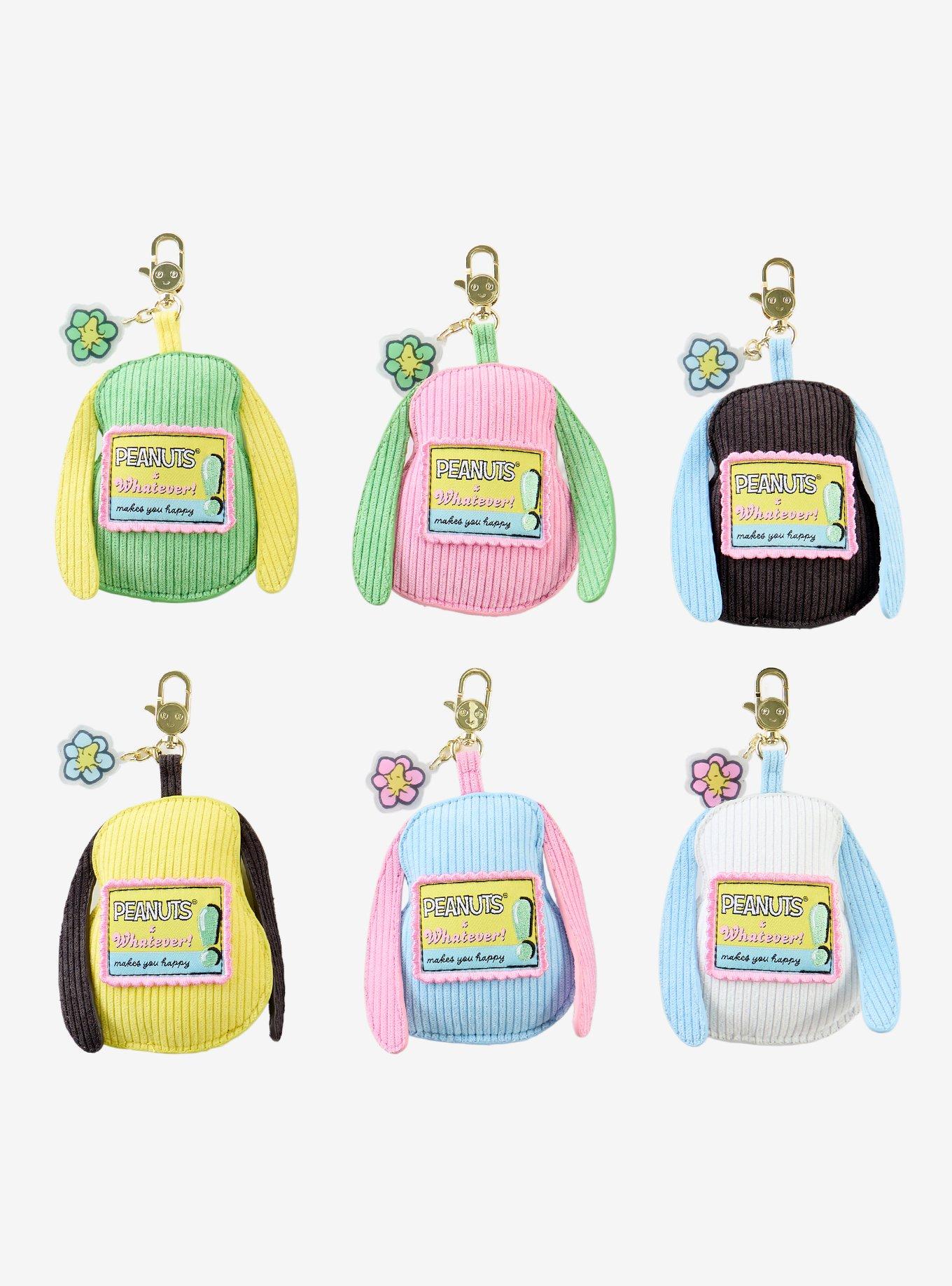 Whatever! Makes You Happy x Peanuts Sherbet Spring Snoopy Corduroy Blind Bag Coin Purse Bag Charm, , hi-res