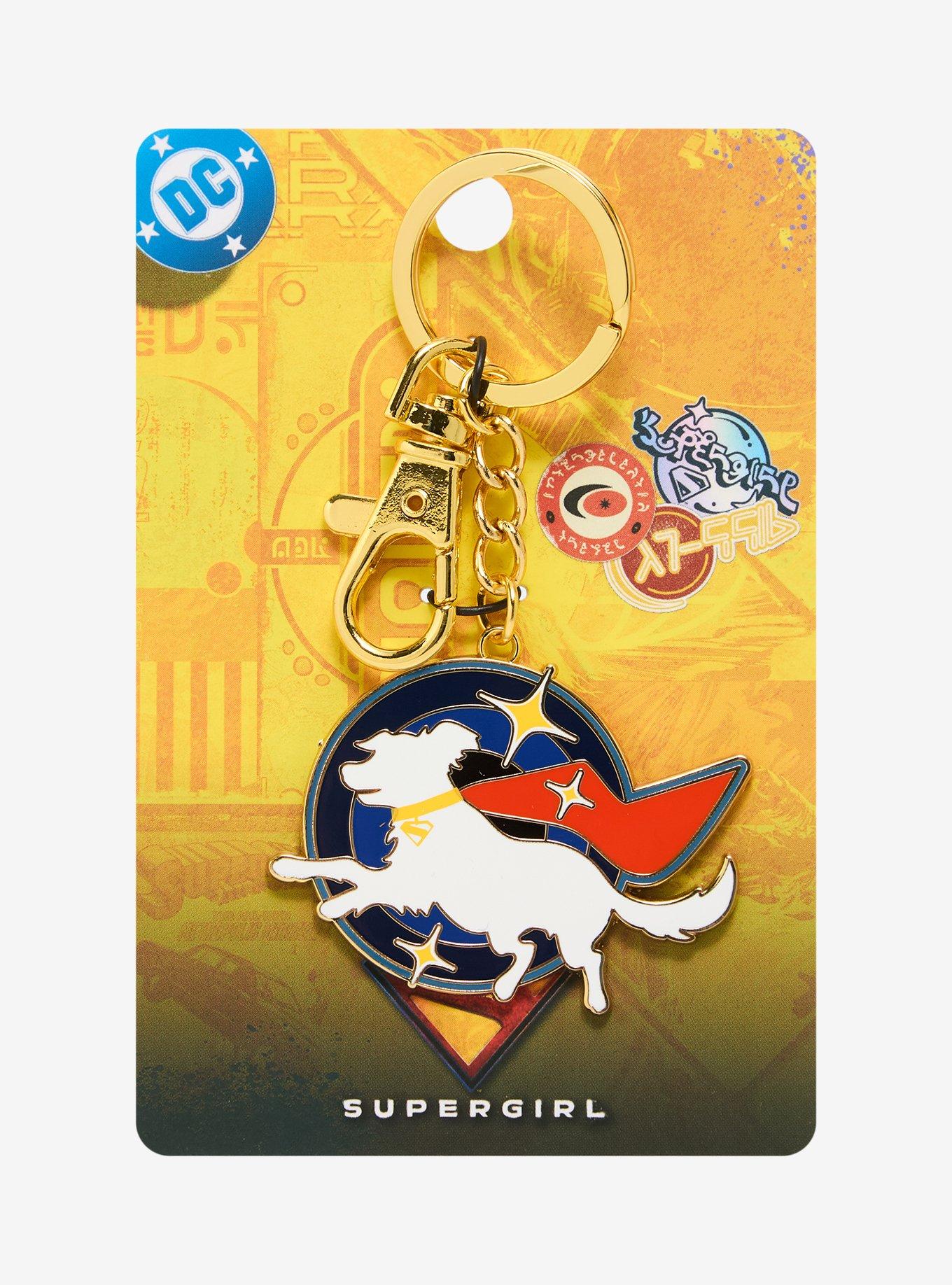 Loungefly DC Comics Supergirl Krypto Keychain - BoxLunch Exclusive, , hi-res